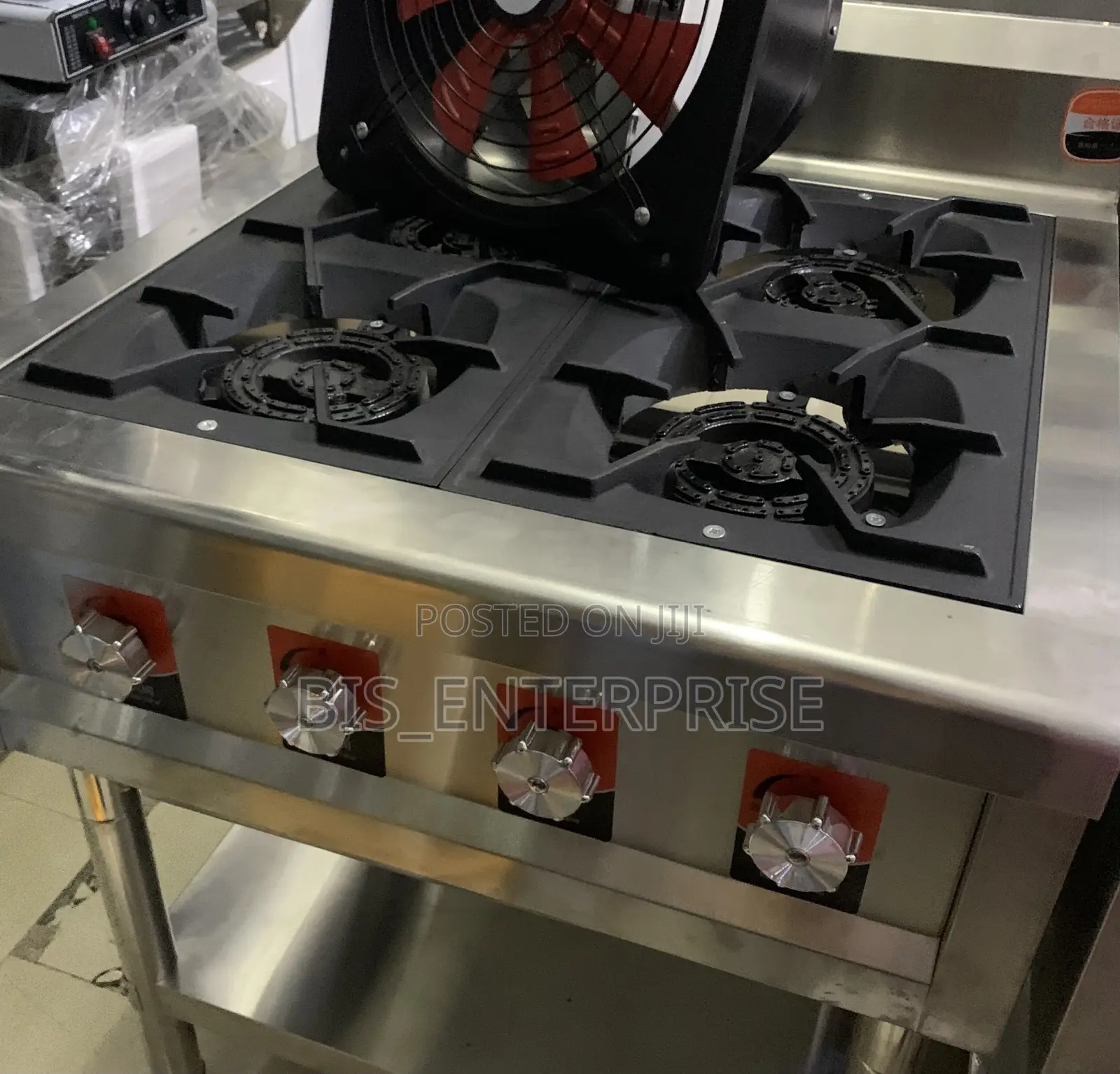 4 Burner Gas Stove Cooker