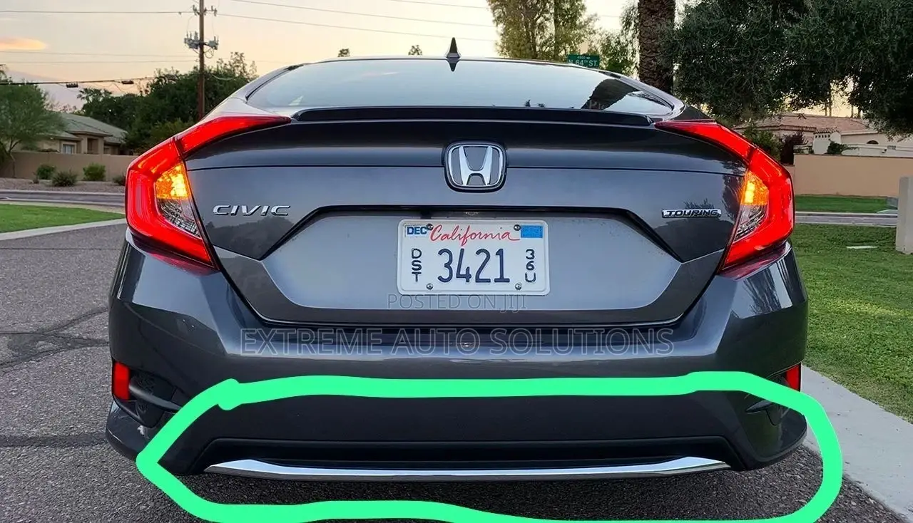 Original HONDA Civic Genuine Rear Diffuser