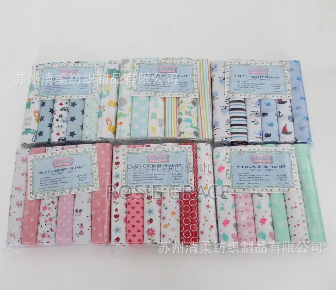 6 in a Pack Cot Sheet