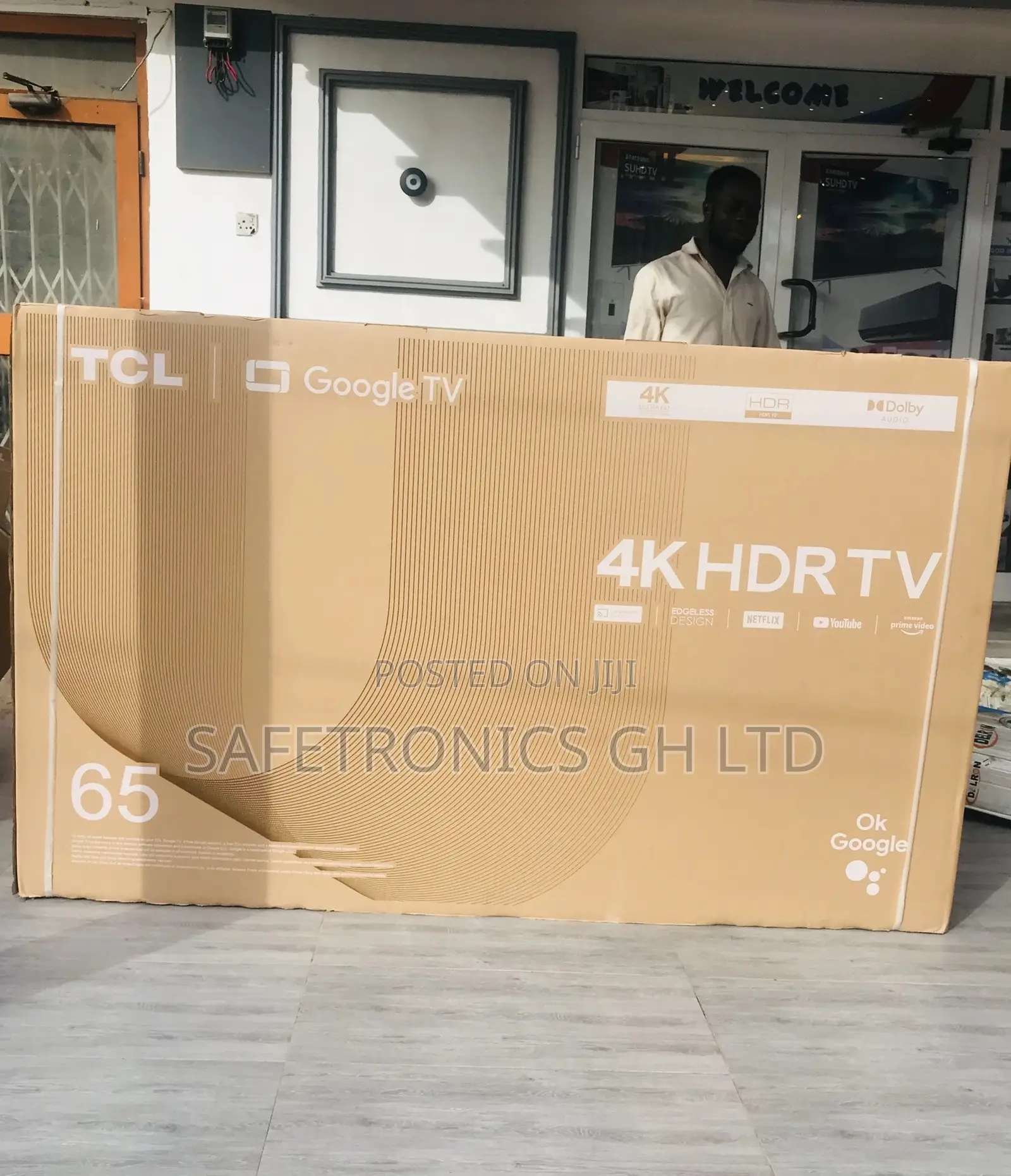 65 Inches Black P635 TCL Glossy Qled Electric Smart Tv