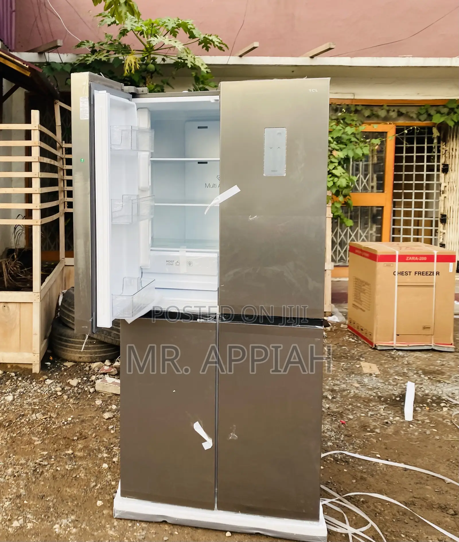 Unique Design TCL Side by Side Refrigerator(P460CD).
