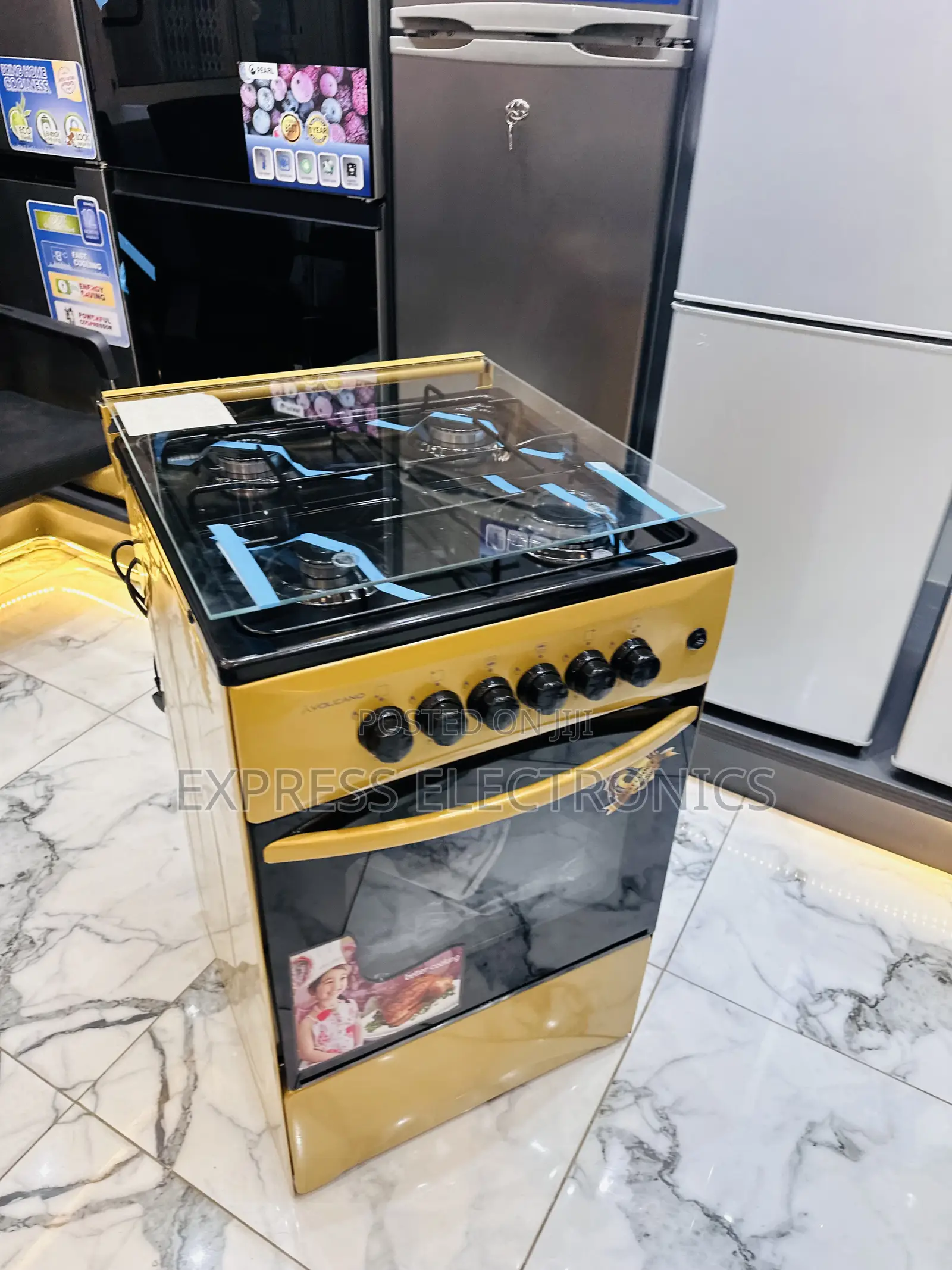 Gold Gas Stove 50/50 Oven Grill Very Cooker Oven