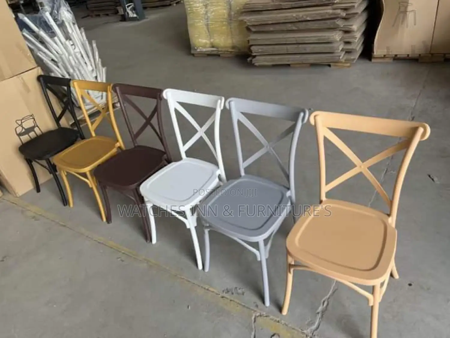 Cross Back Events Chair