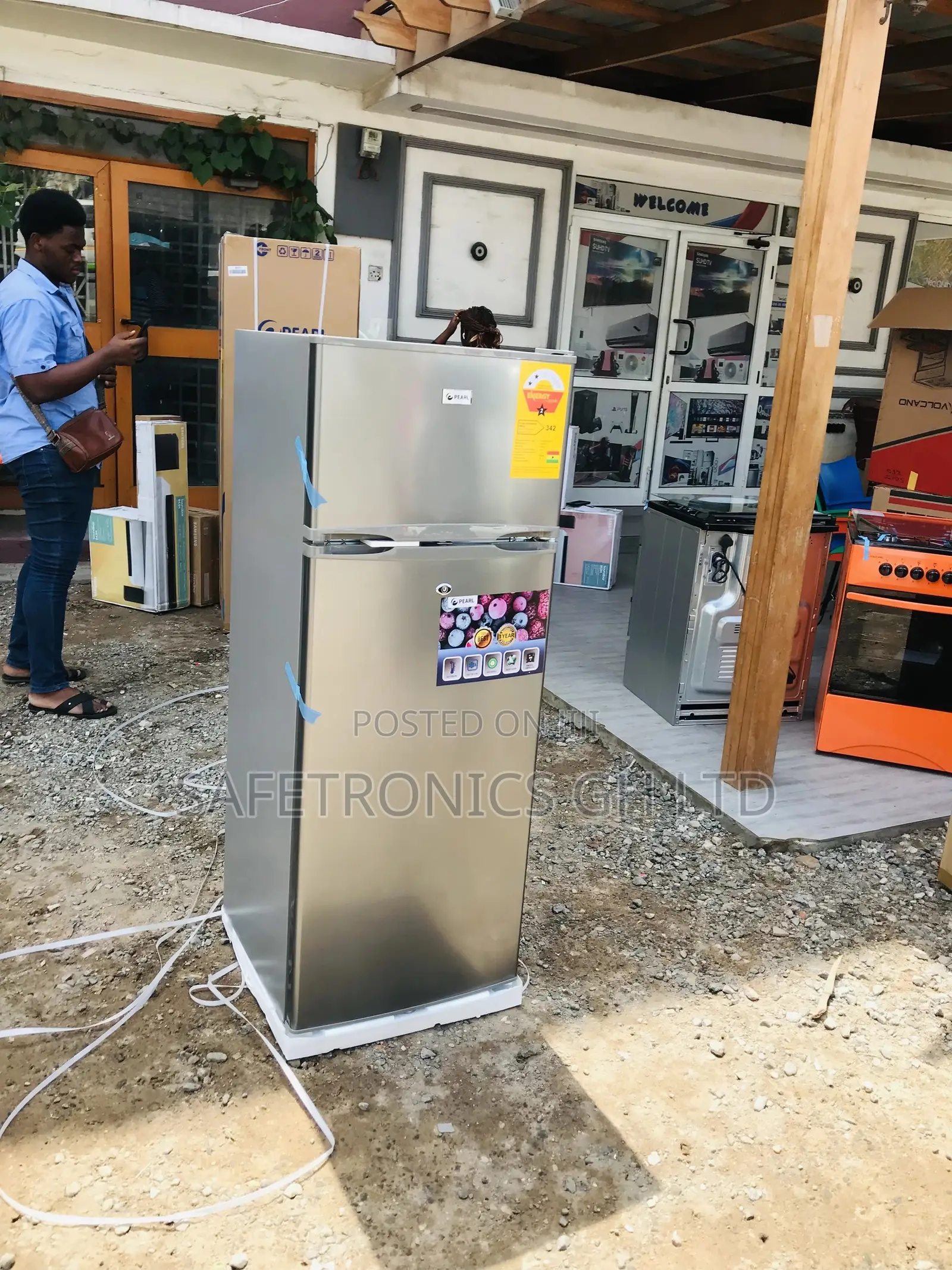 Pearl Doubledoor PF-250 Topfreezer 205 Liters Fridge