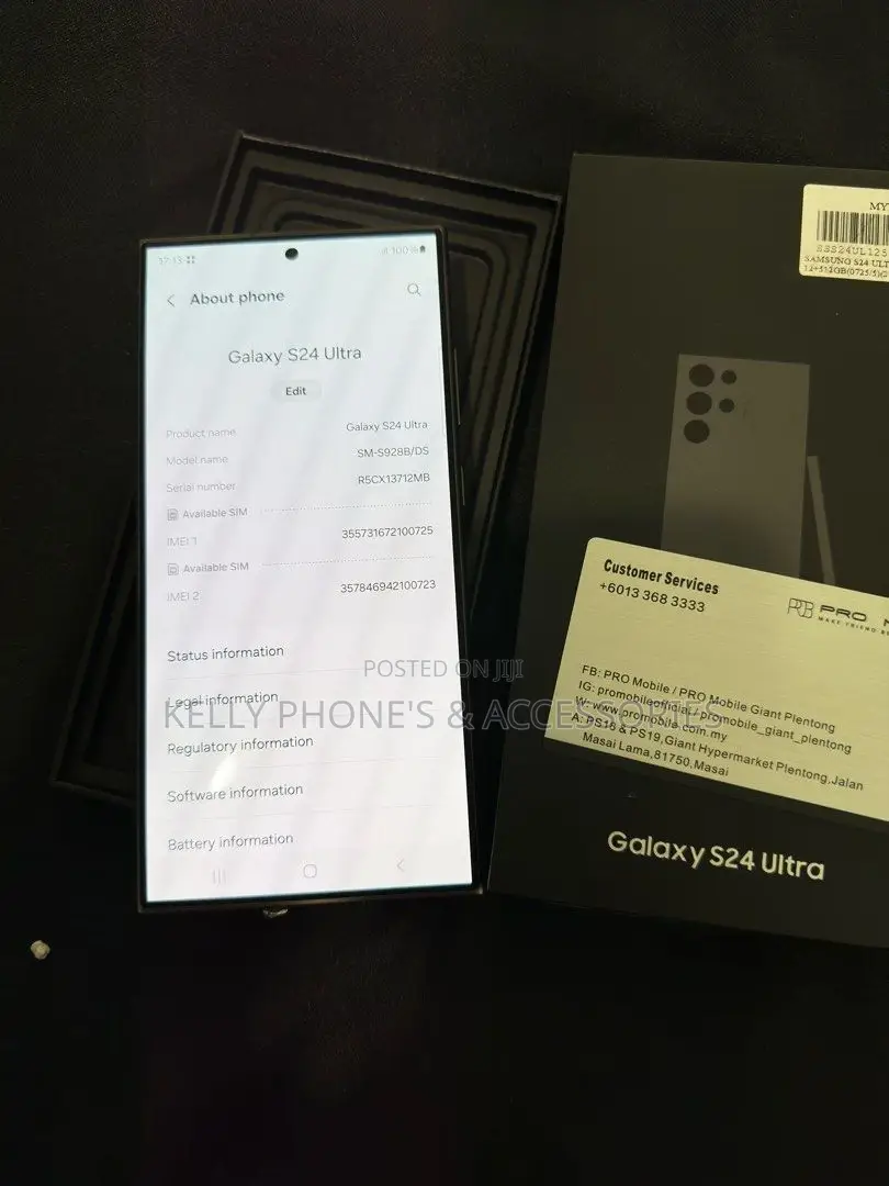 New Samsung Galaxy S24 Ultra 512 GB Black