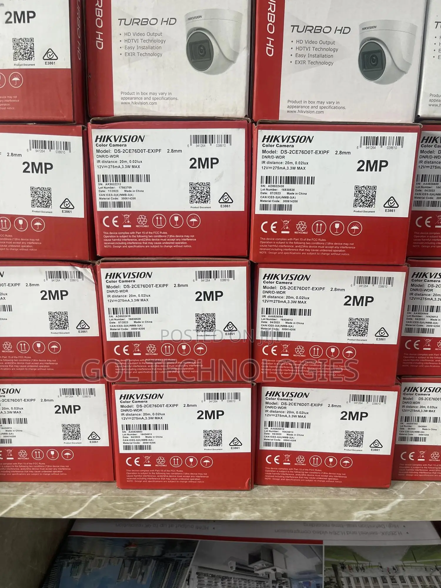 Hikvision Ir Camera 2mp Indoor and Outdoor