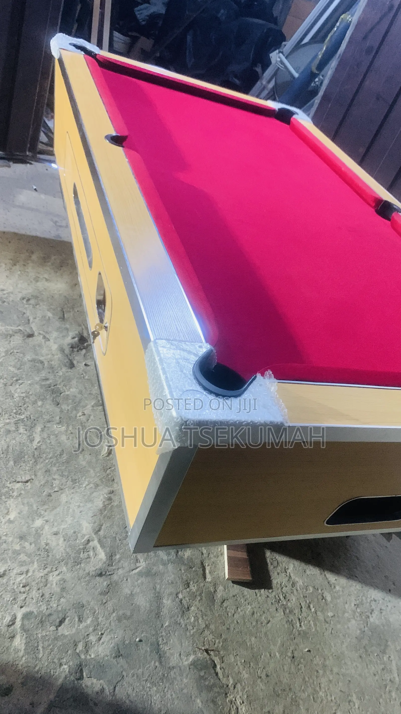 New Marble and Coin Operated Pool Table
