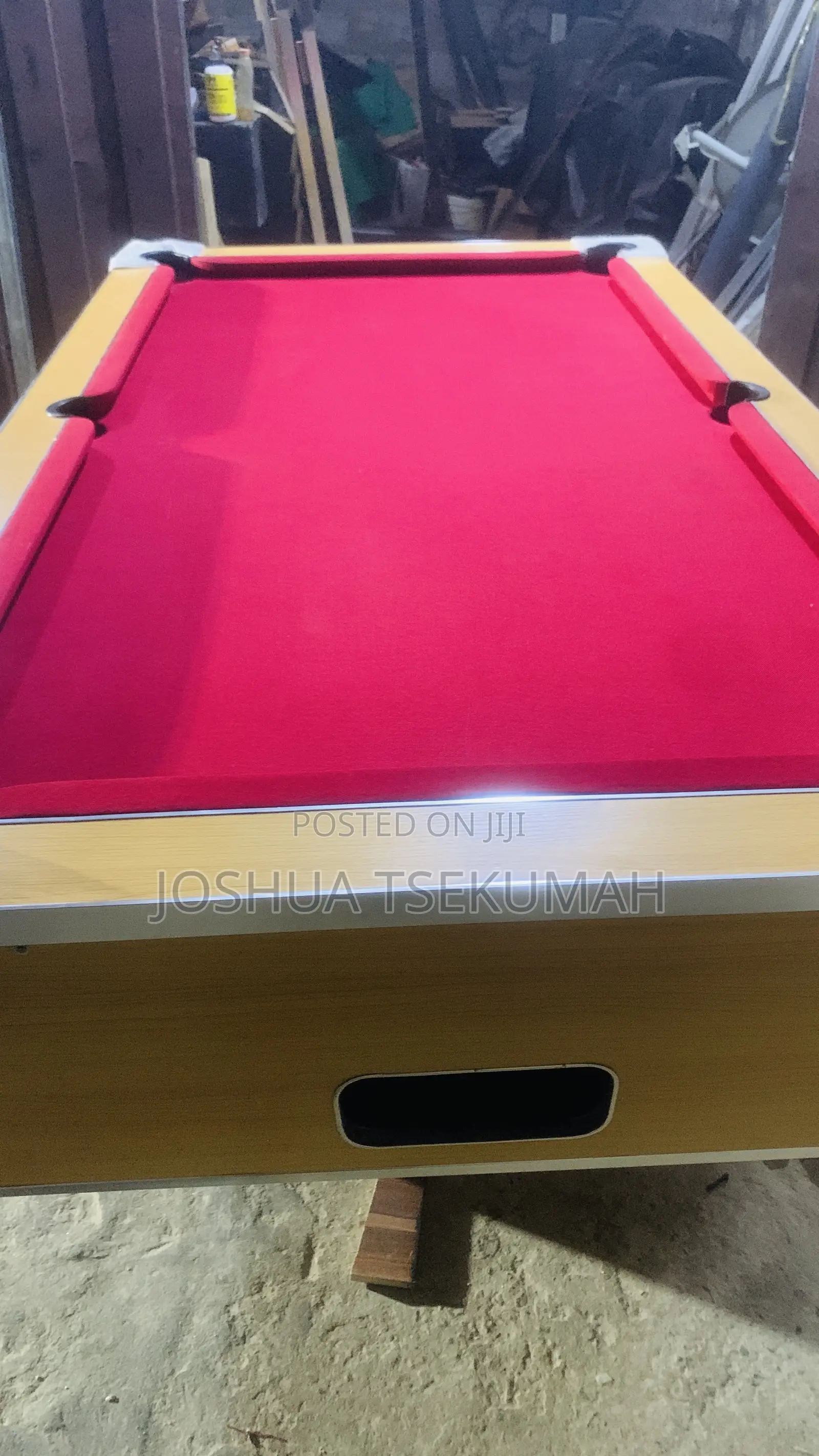 New Marble and Coin Operated Pool Table