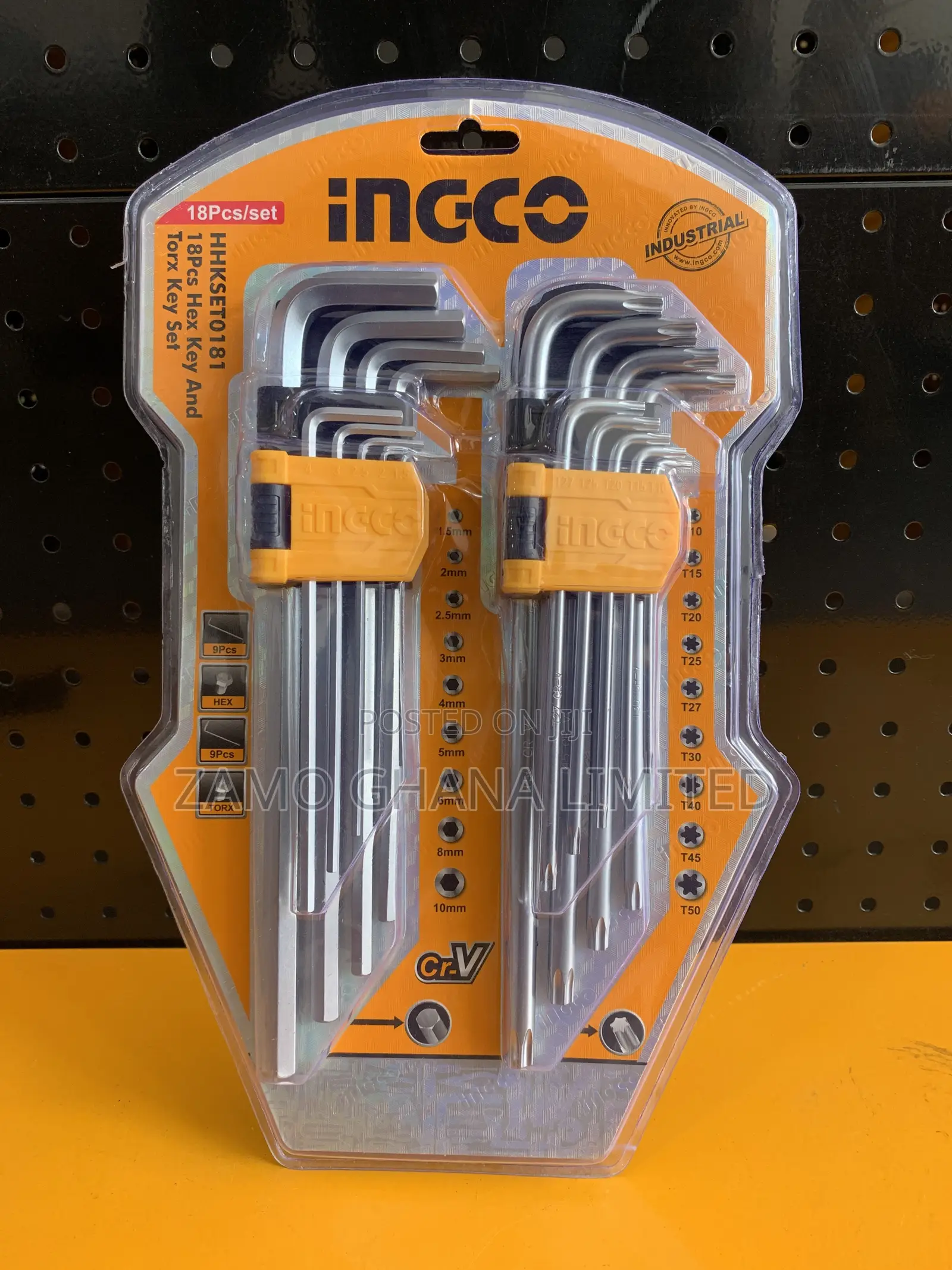 18 PCS Hex Key and Torx Key Set - Hhkset0181