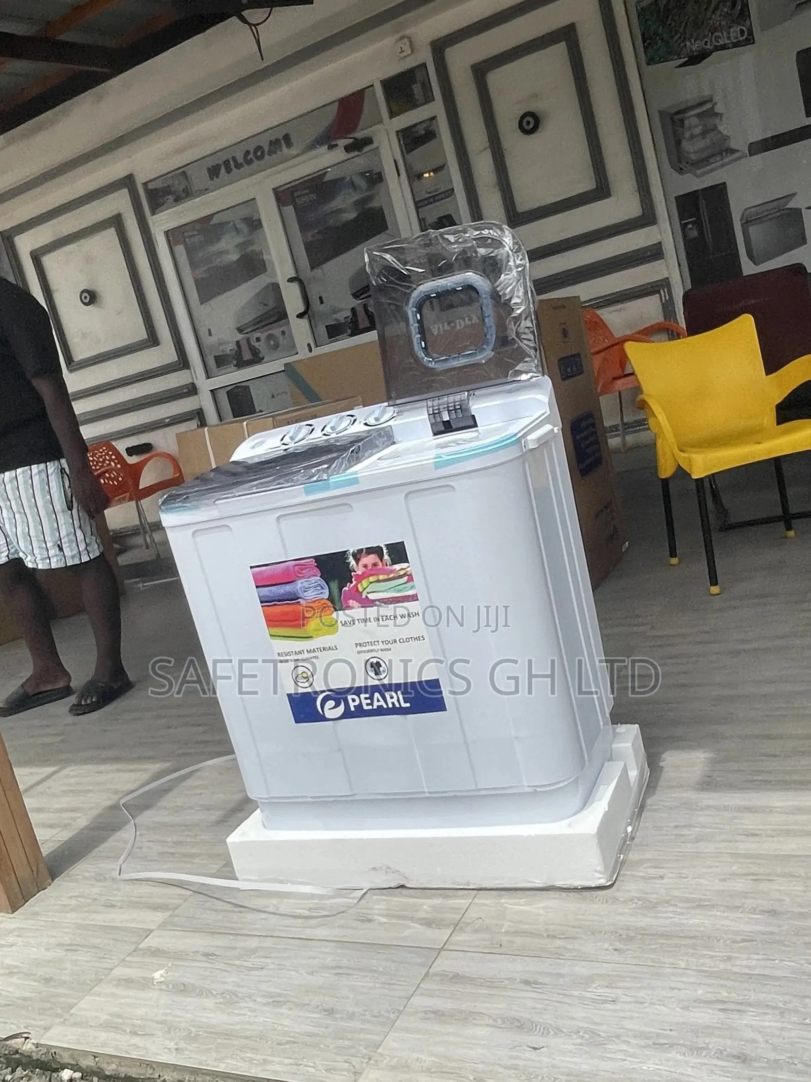 Semiautomatic Topload 7kg White Pearl Washingmachine