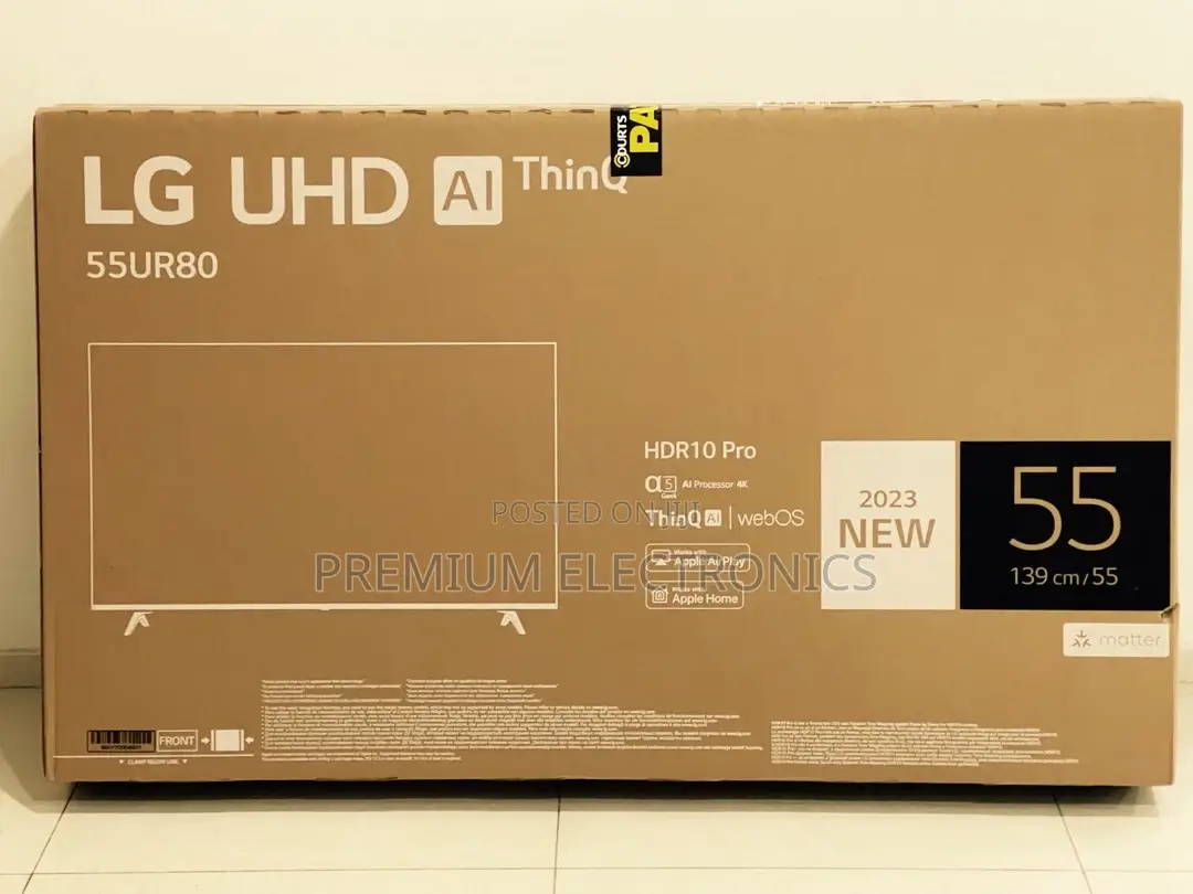 Lg, Uhd Tv, 55 Inch 55ur80 Series, Webos Smart Ai