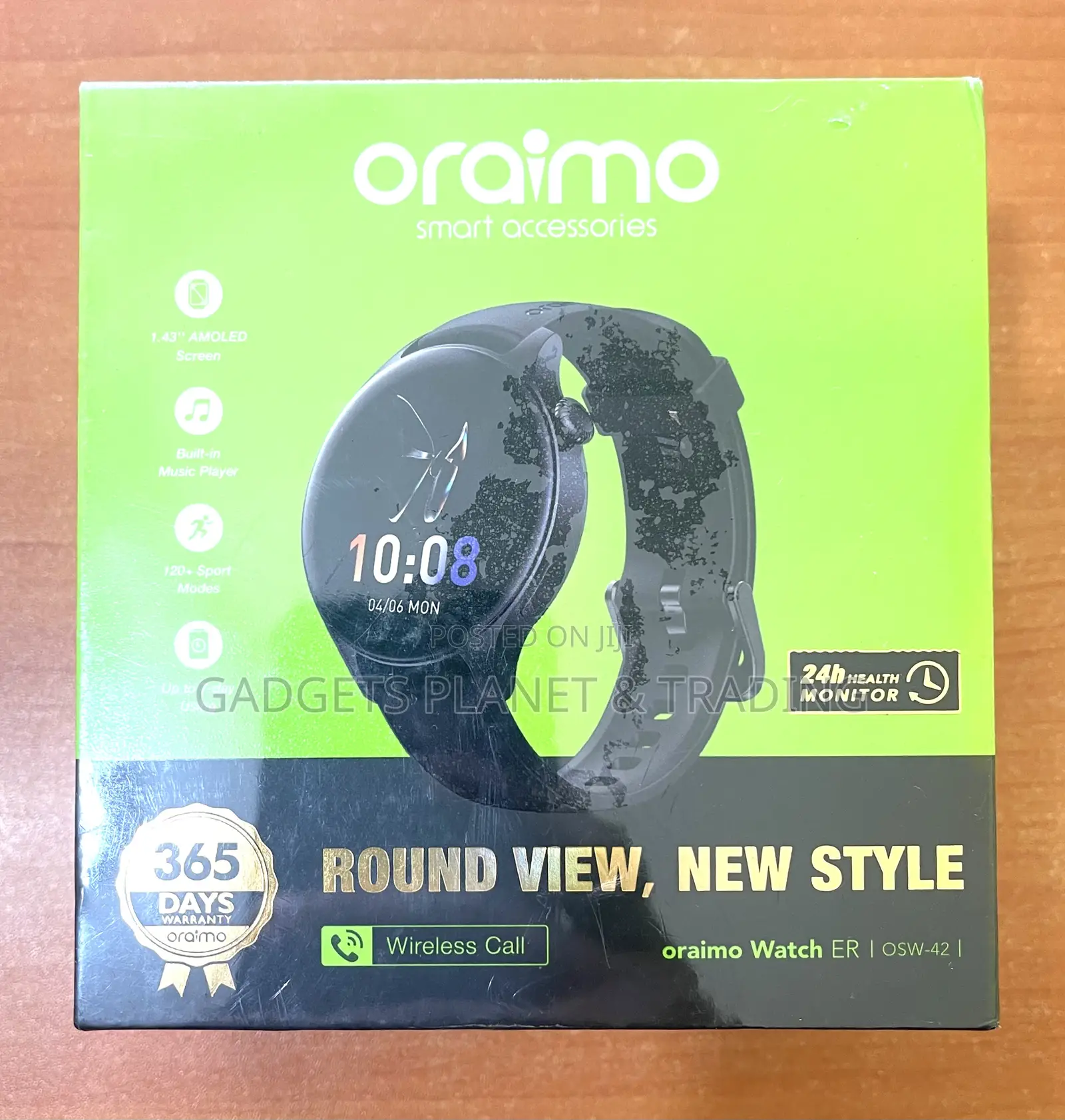 Oraimo Watch ER 1.43'' AMOLED IP68 Smart Watch