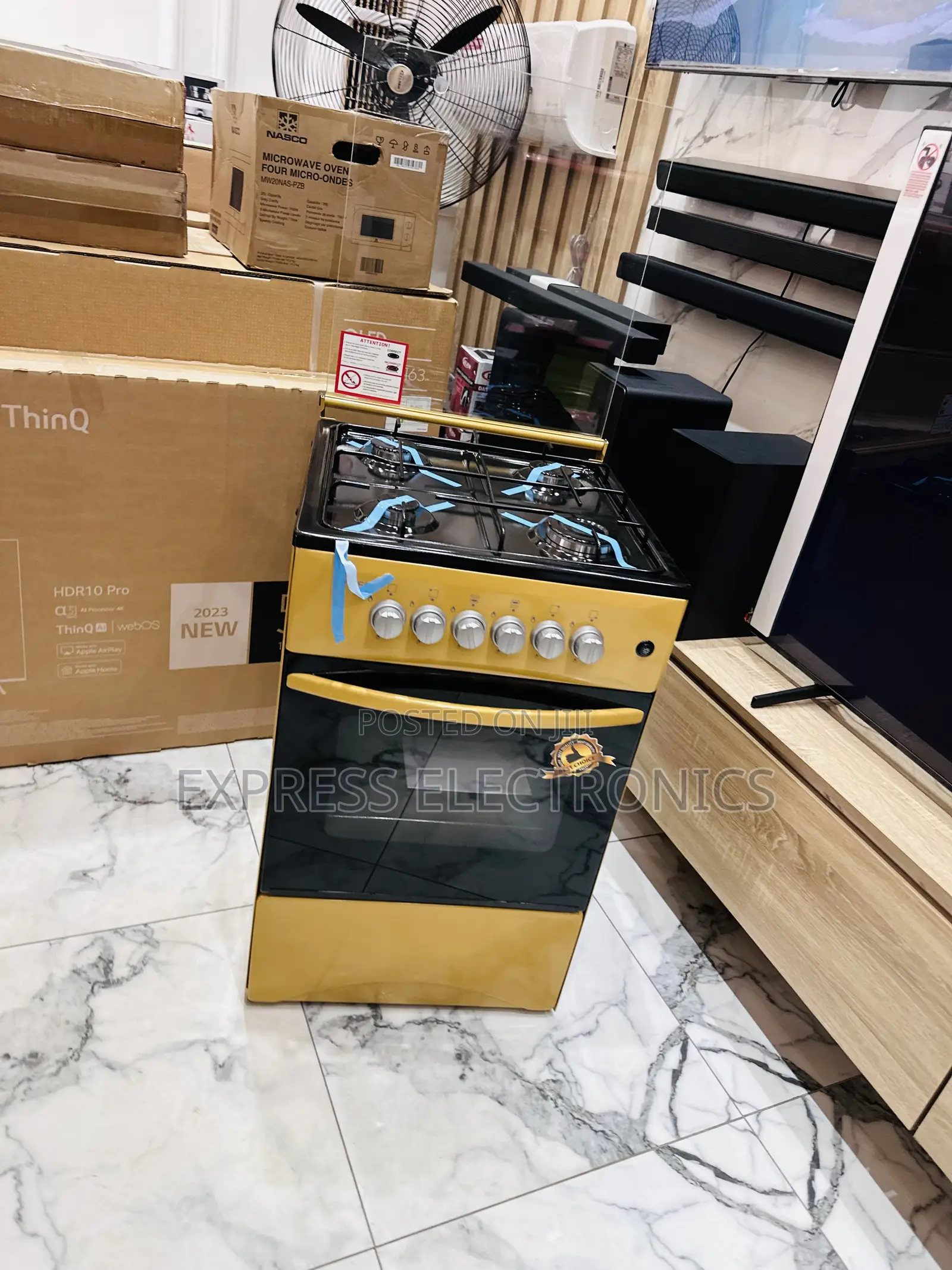 Call  for Gold Gas Cooker Oven Grill 4burner 50/50