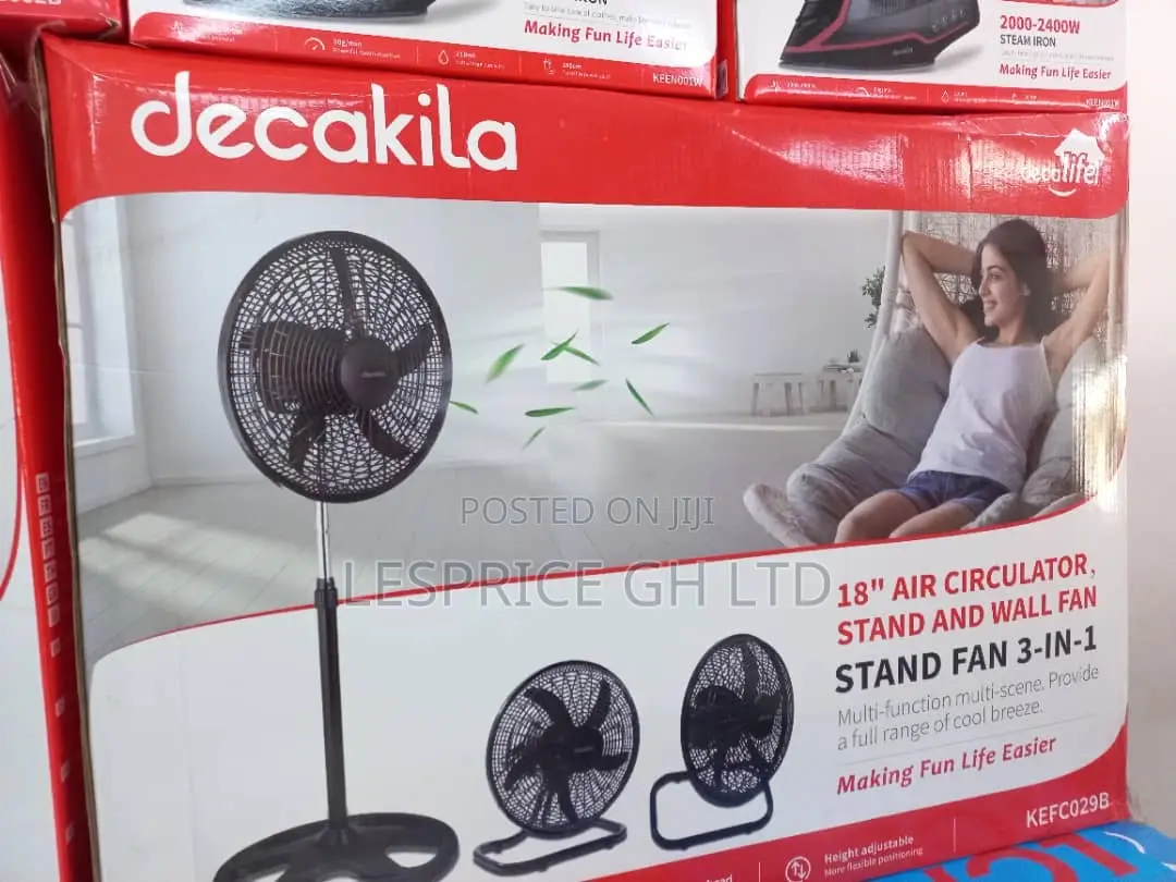 Decakila ~Standing Fan 18”
