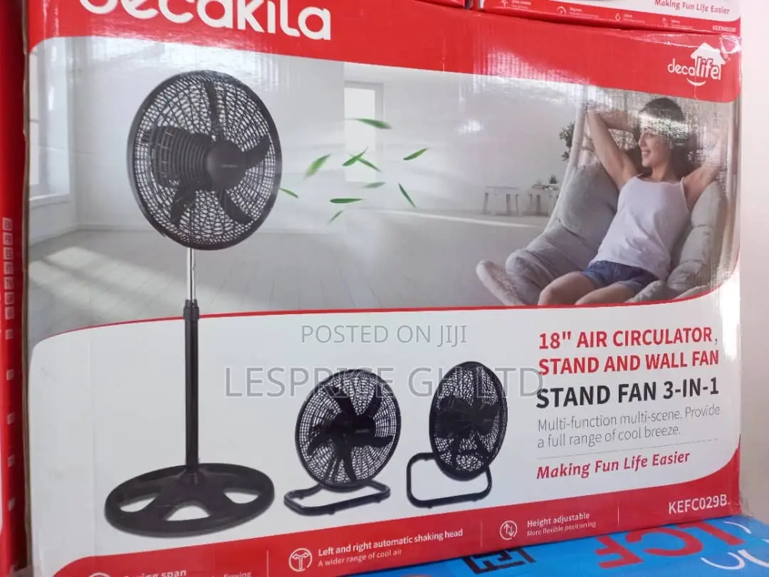 Energy Saving ~Decakila 18” Standing Fan