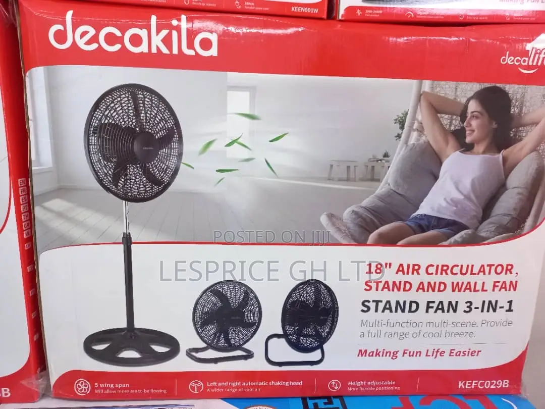 Decakila 18” High Quality Standing Fan