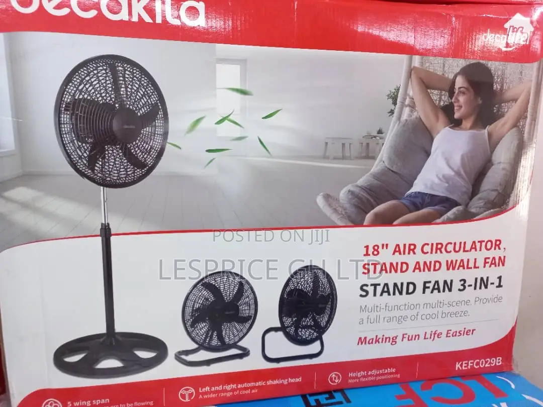 Decakila ~18” High Quality Standing Fan