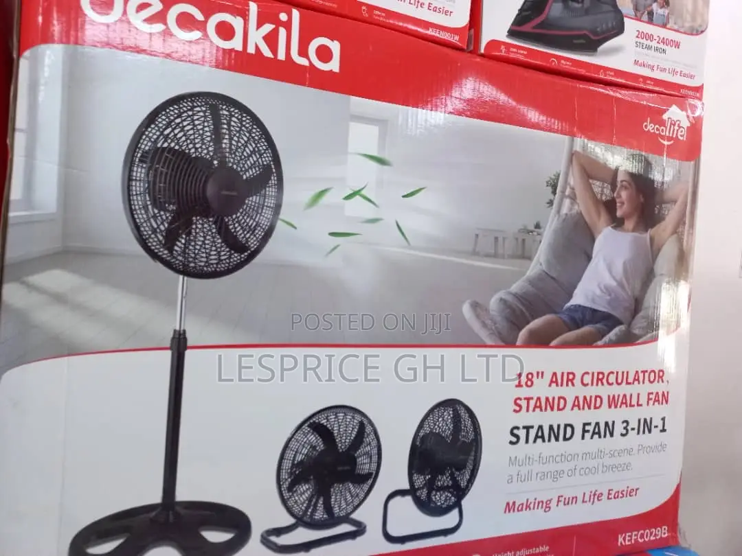 Brand New ~Decakila 18” Standing Fan