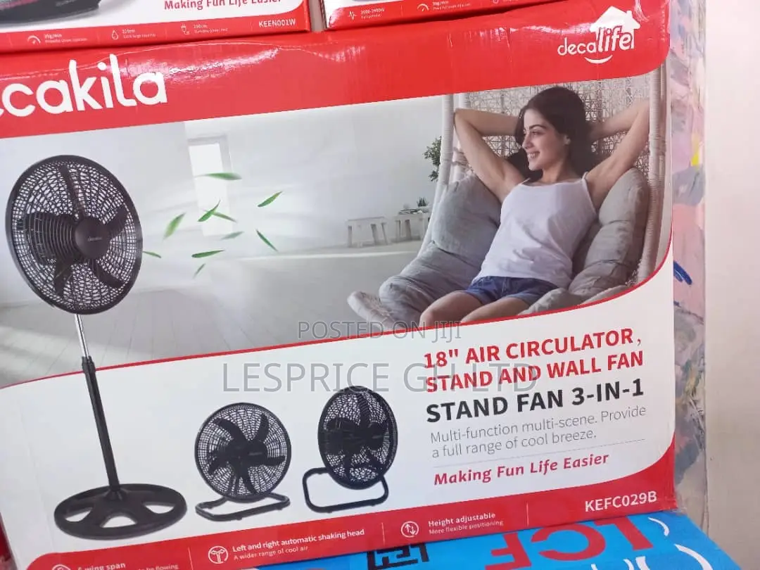 Unique ~Decakila 18” Standing Fan