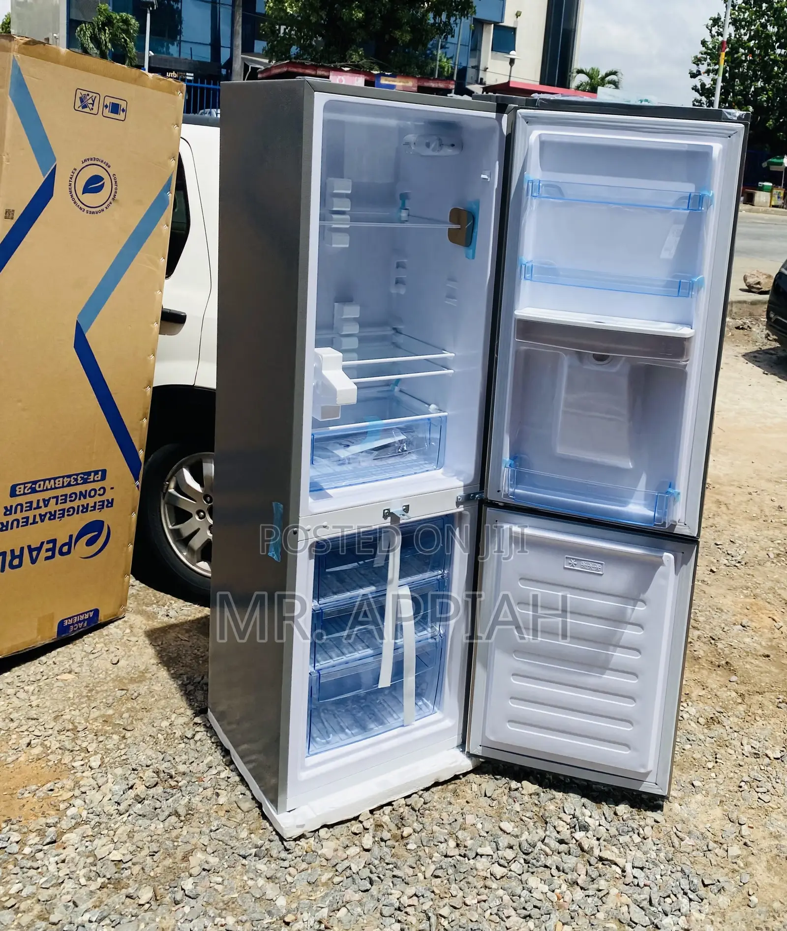 Extremely Chilling Pearl PF-490 Double Door Fridge.