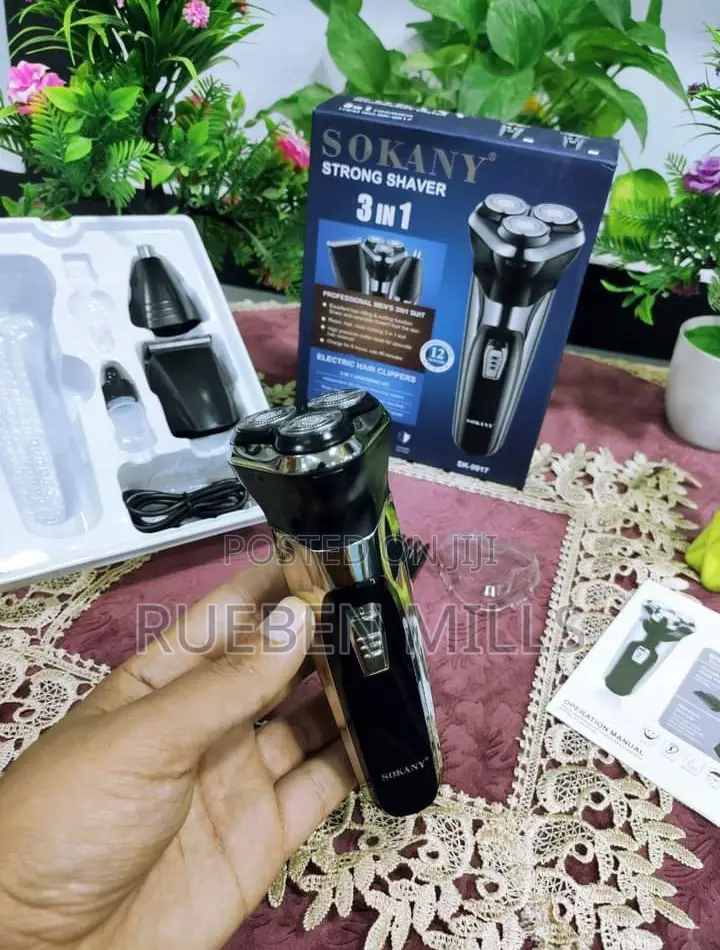 Close Shaving Sokany 3 in 1 Beard Trimmer Barbering Machine