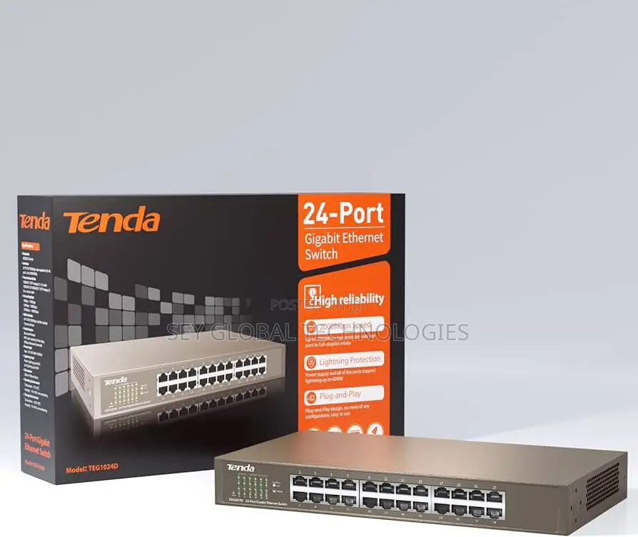 Tenda TEG1024D 24-Port 10/100/1000 Gigabit Switch