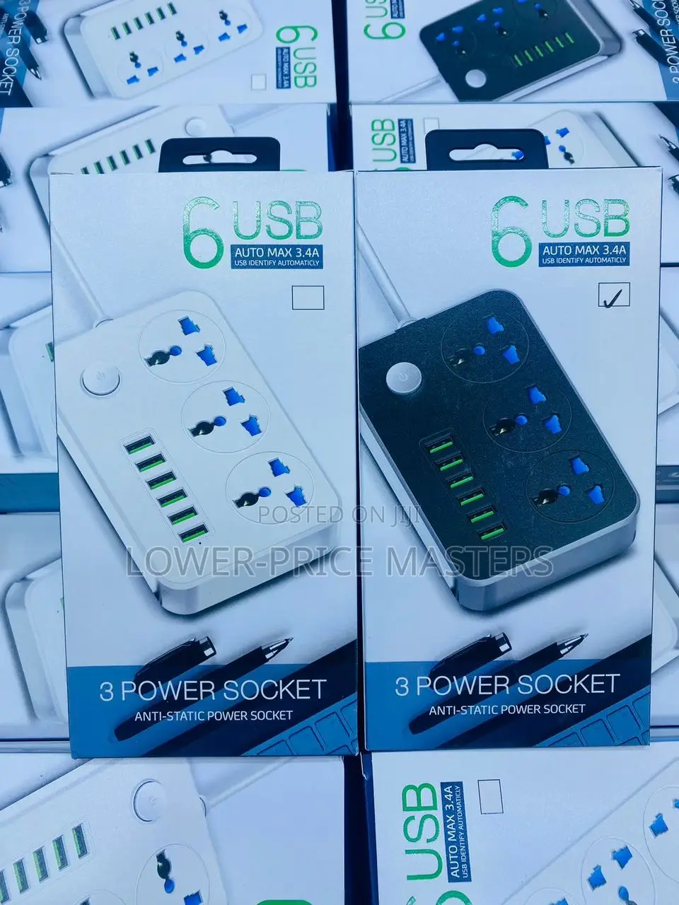 3 Power Socket (Wireless USB Detector)