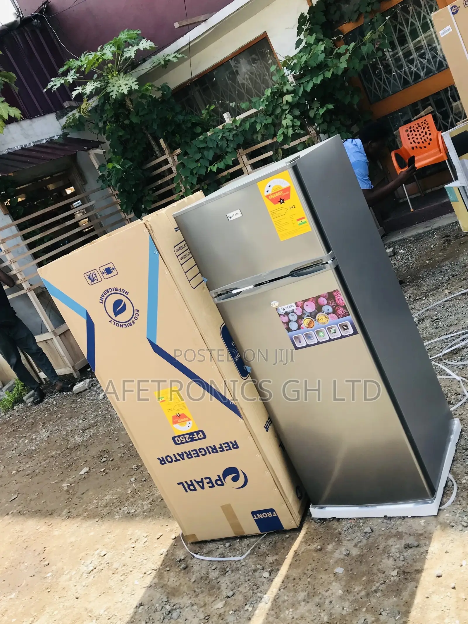 Available 205L Pearl Topfreezer PF-250 Doubledoor Fridge