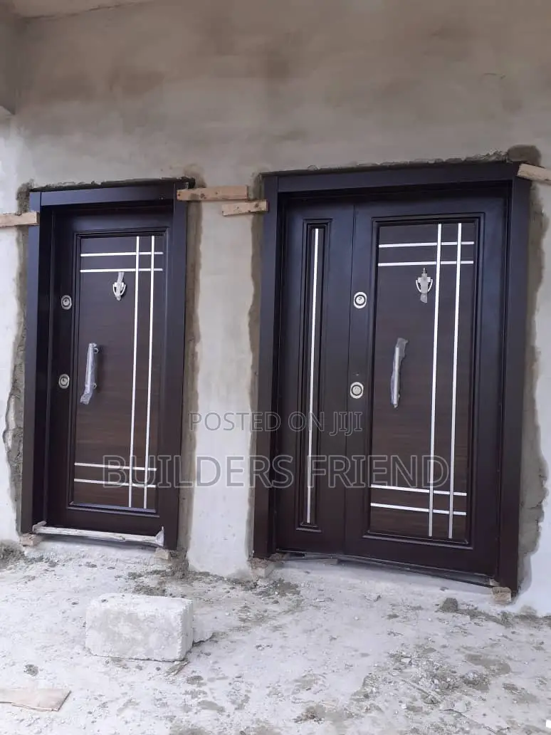 Steel Turkish One Half Classic Security Door+Accessories