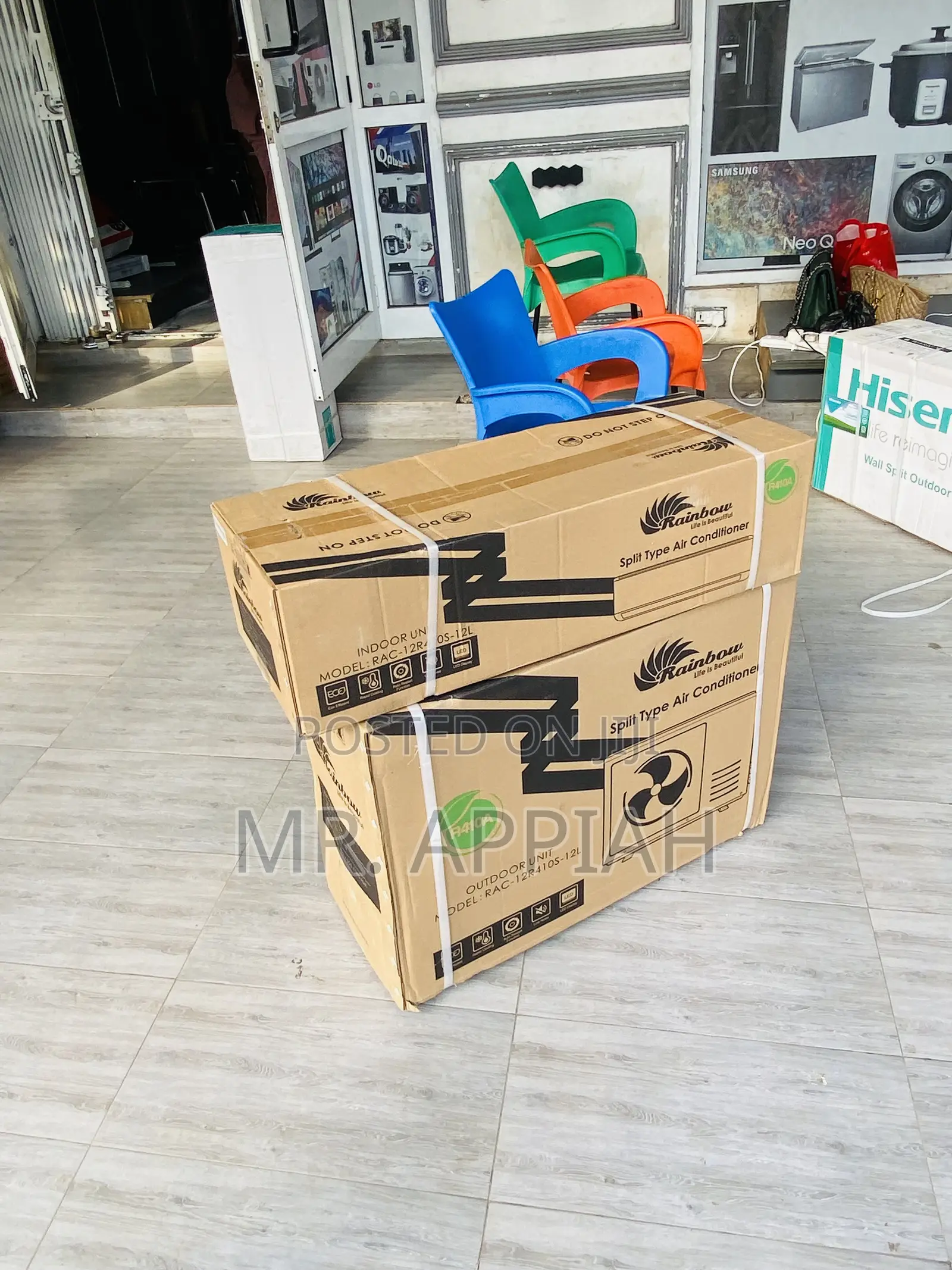 Brand New Rainbow 2.0hp Split Type Electric Ac(R410).