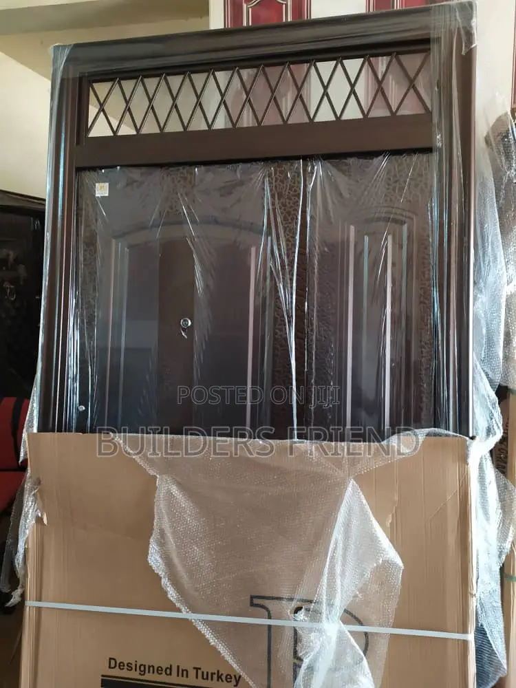 Fanlight Height Standard Mini Double Metal Security Door