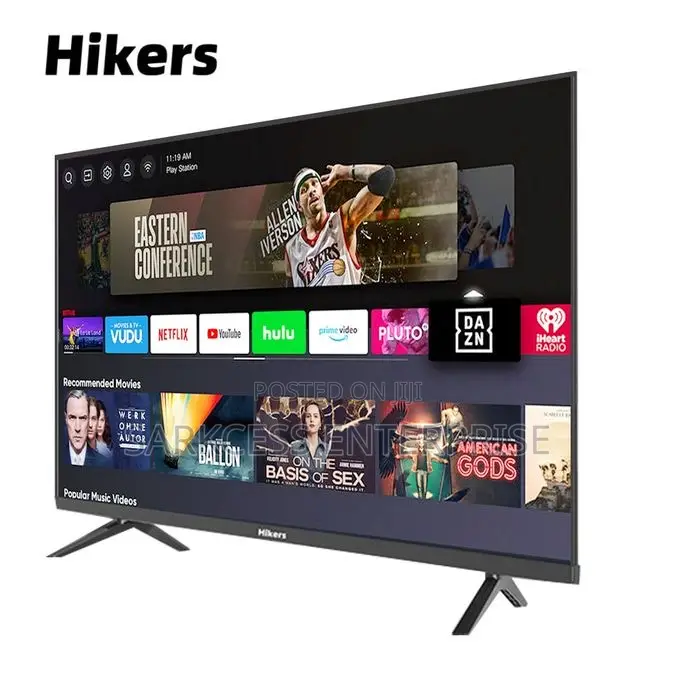 Hikers 50'' Frameless Smart Android TV - Black