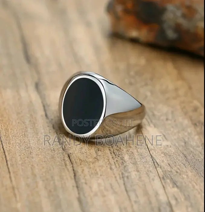 Men Smooth Signet Ring