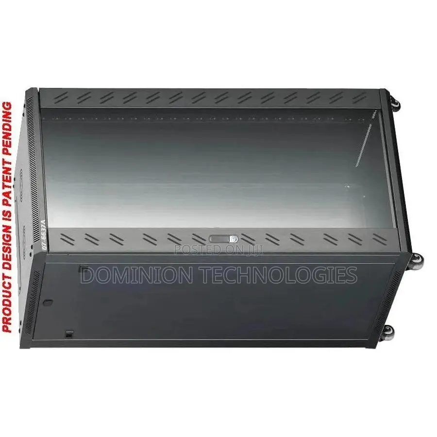 37U 600X600 Deep Network Floor Cabinet Flat Pack Black 3 CTN
