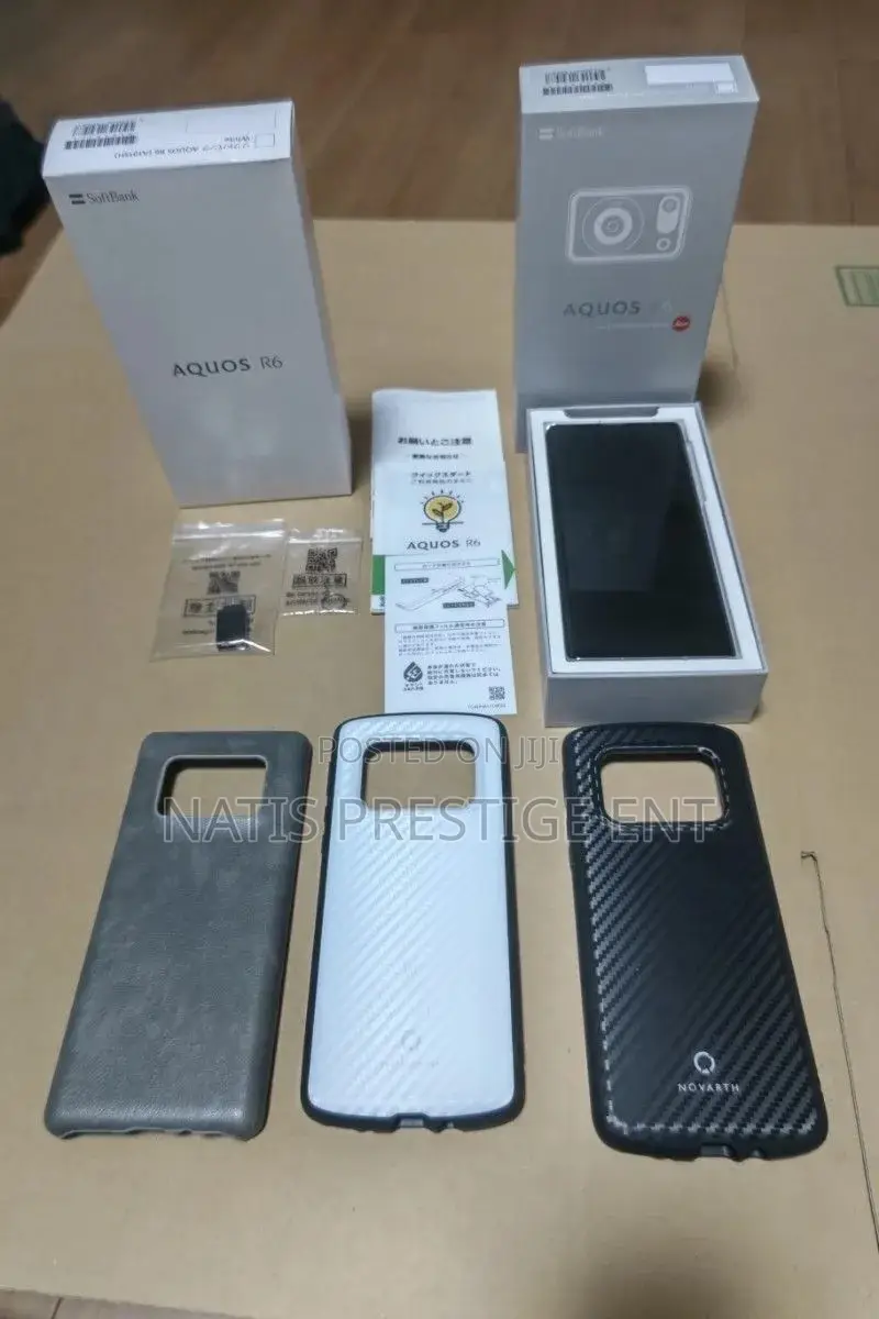 New Sharp Aquos R6 128 GB Black