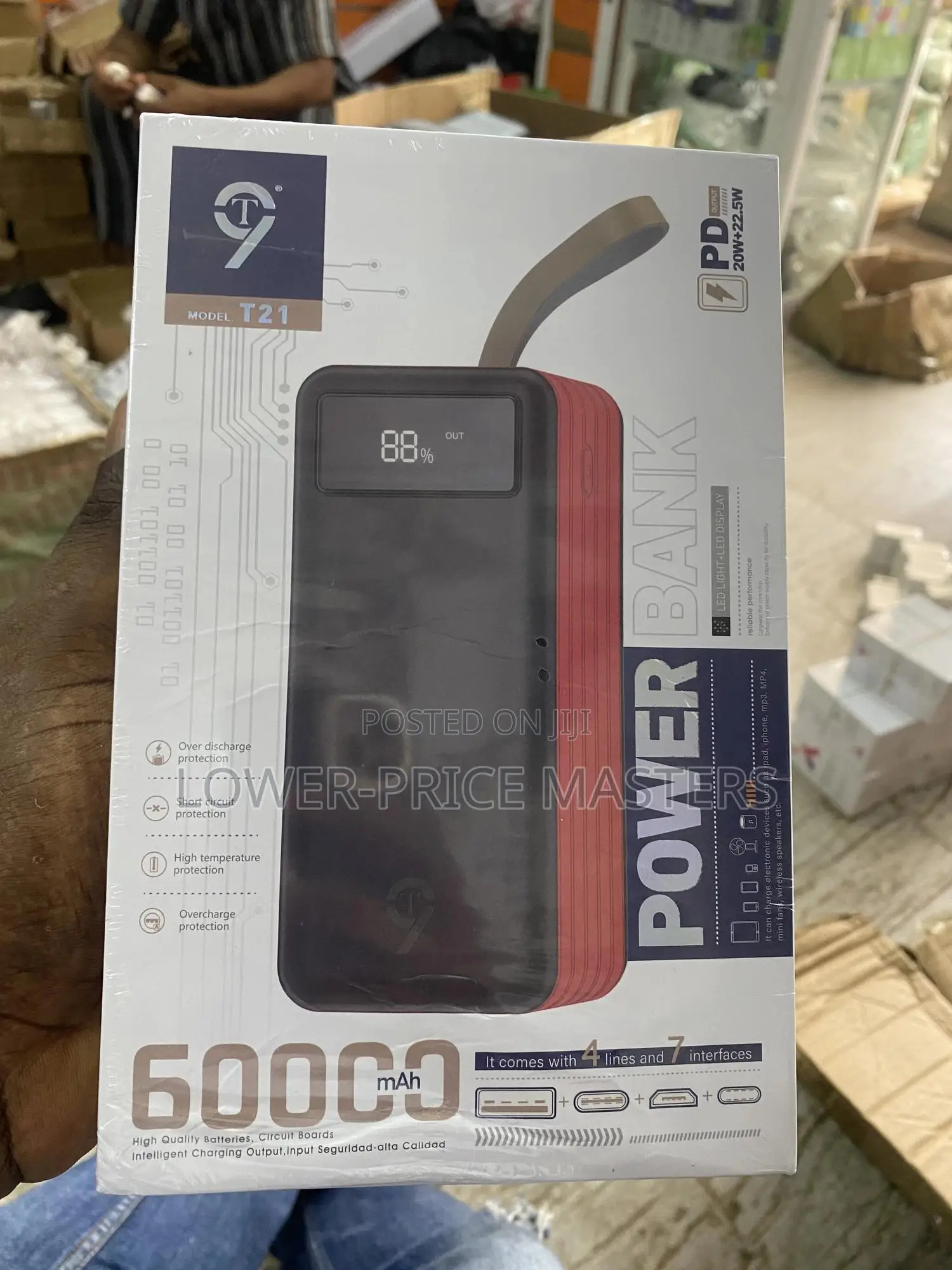 60,000 Mah 9T Powerful Powerbank