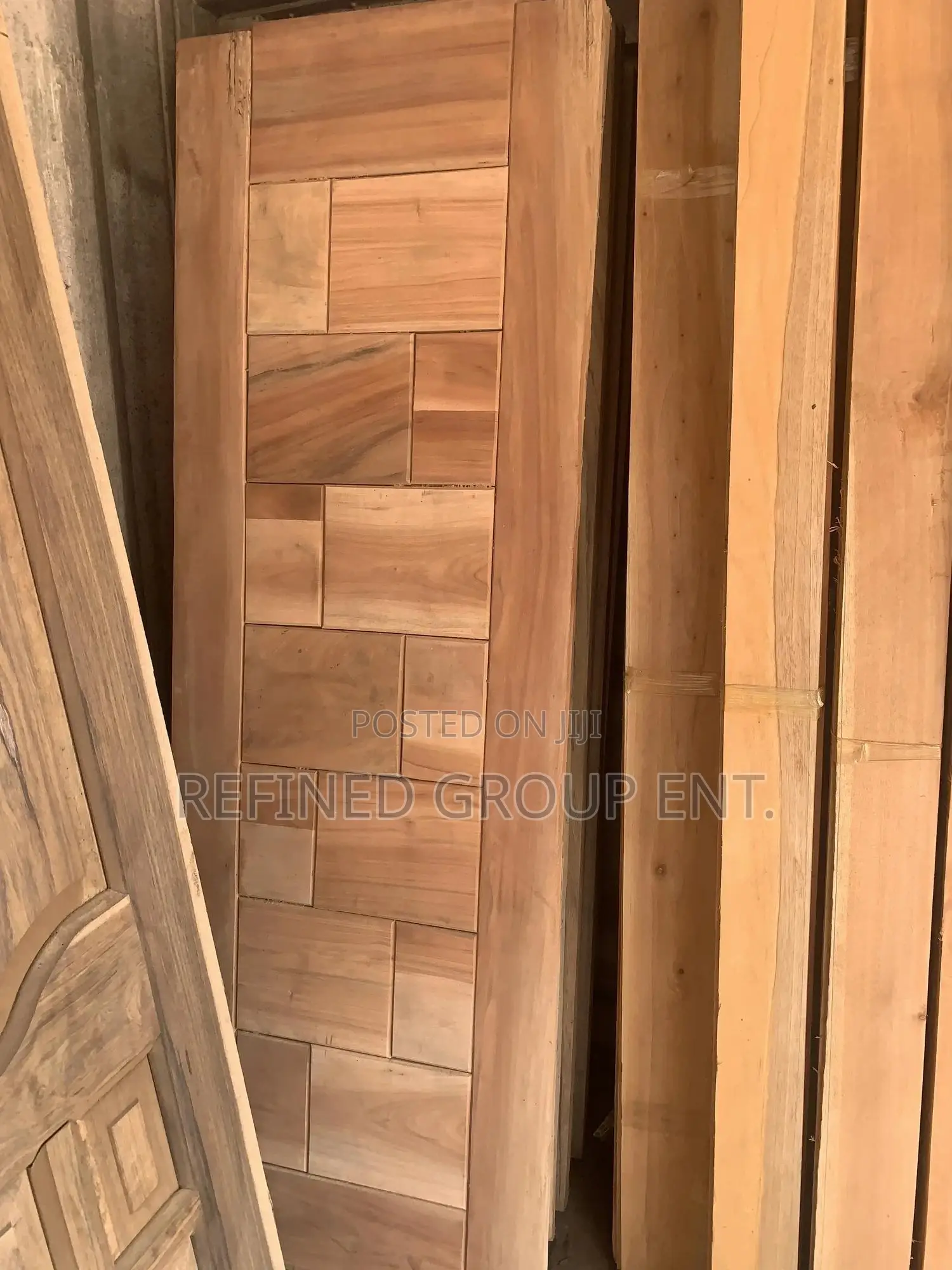 Ghana Made Doors. Hardwood