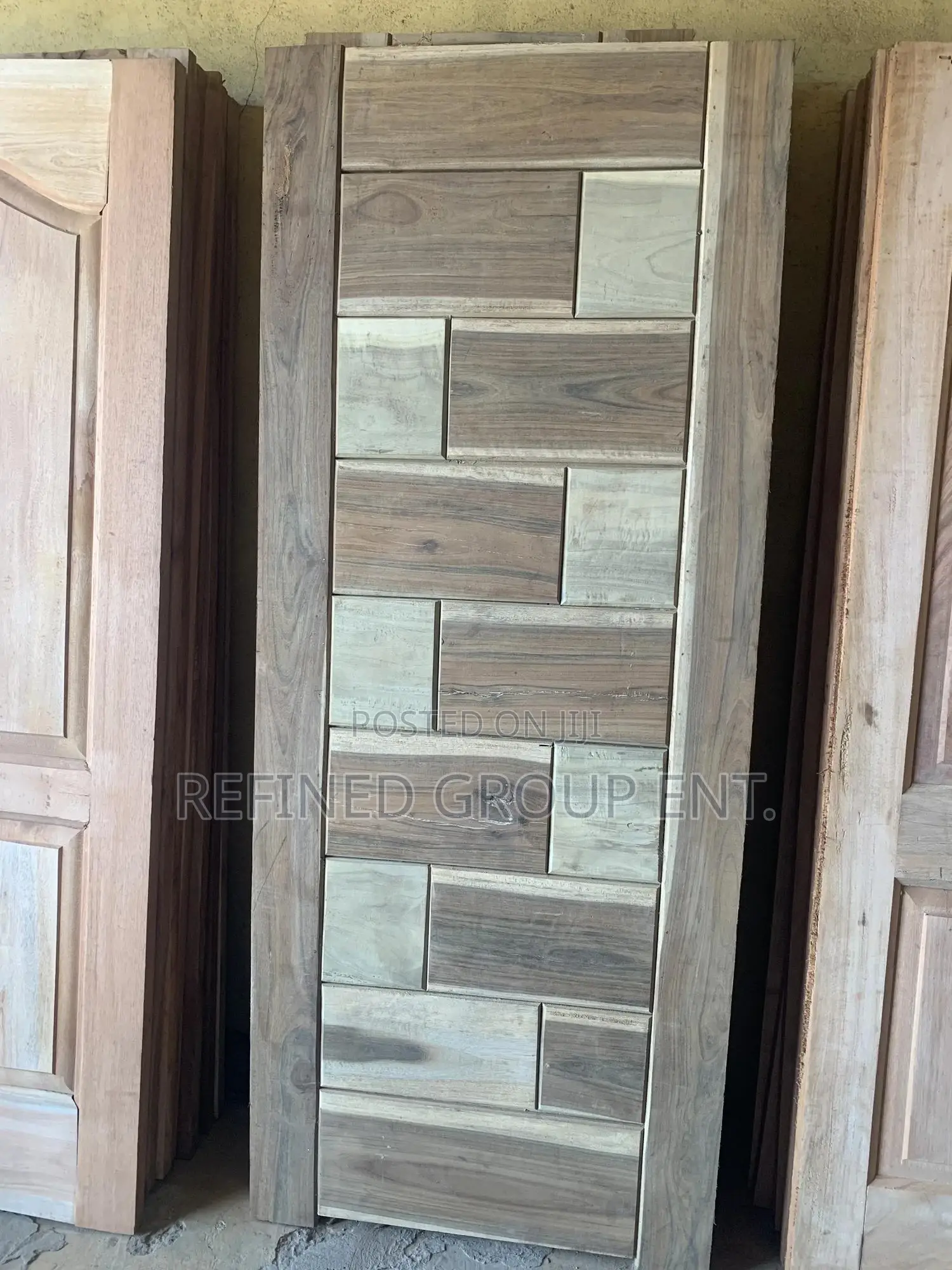 Ghana Made Doors. Hardwood