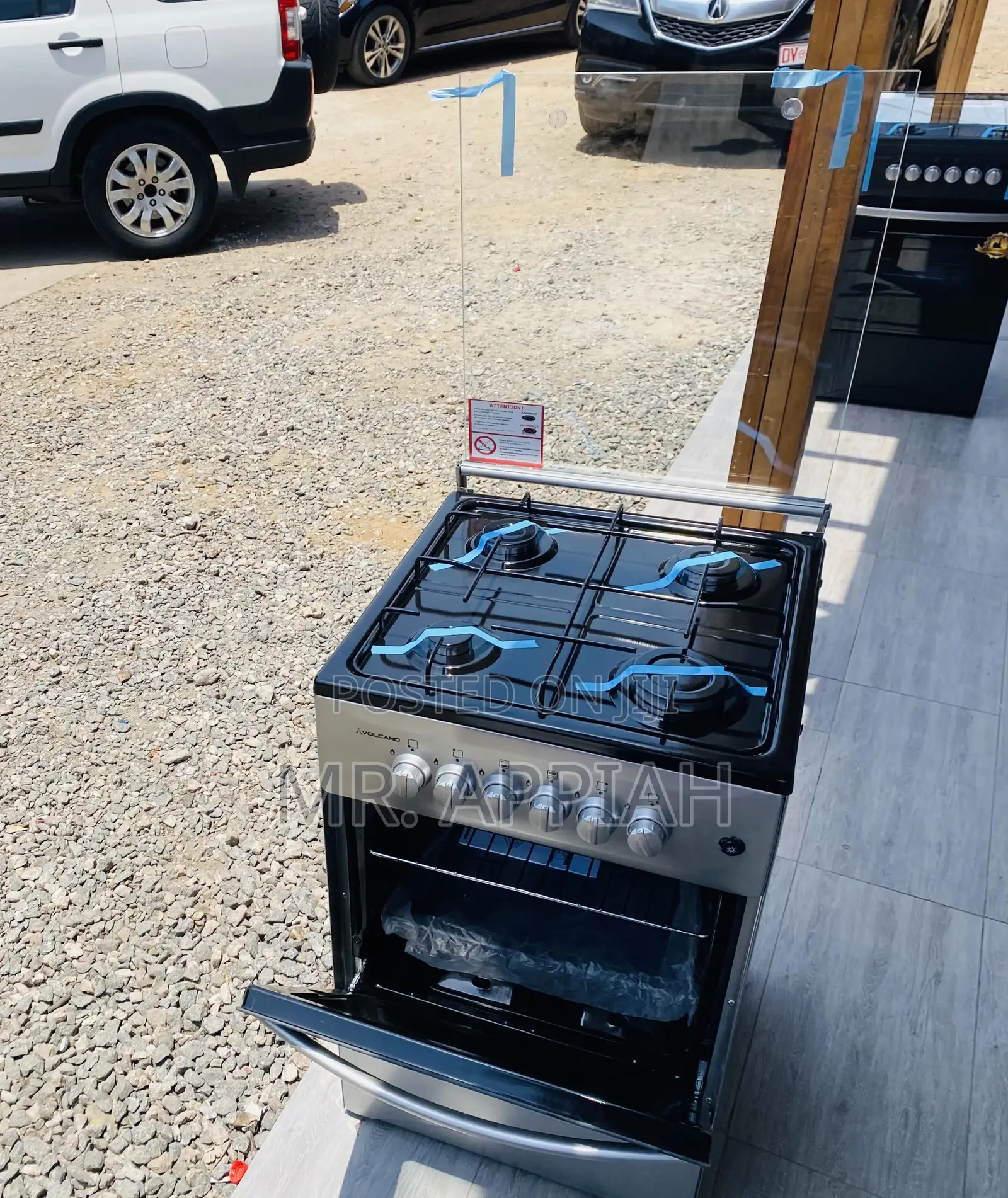 Shop Adorable Volcano 50x50oven and Grill 4 Gas Burner,Gray