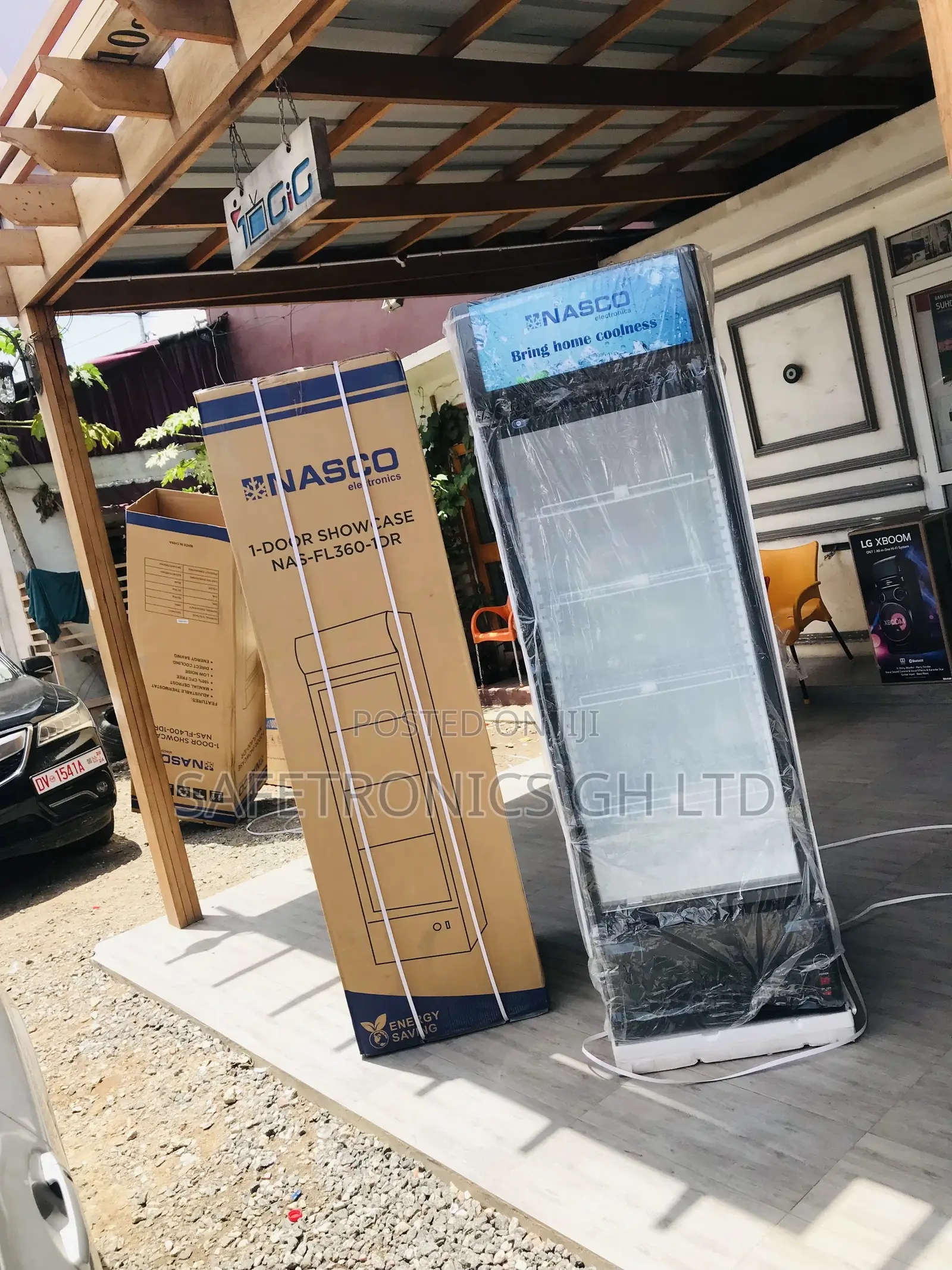 Nasco Glass Singledoor Display Nasfl400-1dr Fridge