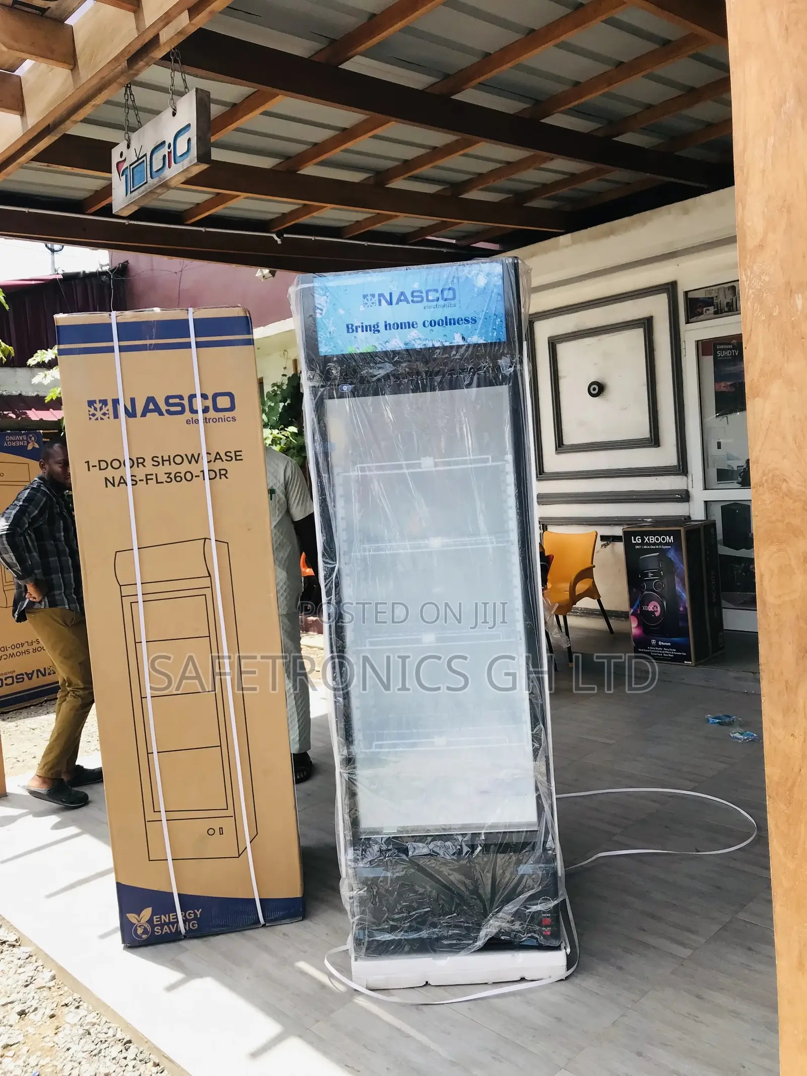 Display Singledoor Nasco Glass Nasfl400-1dr Fridge