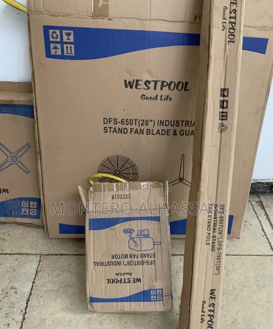 Westpool Industrial Fan 26,24,30 Inches