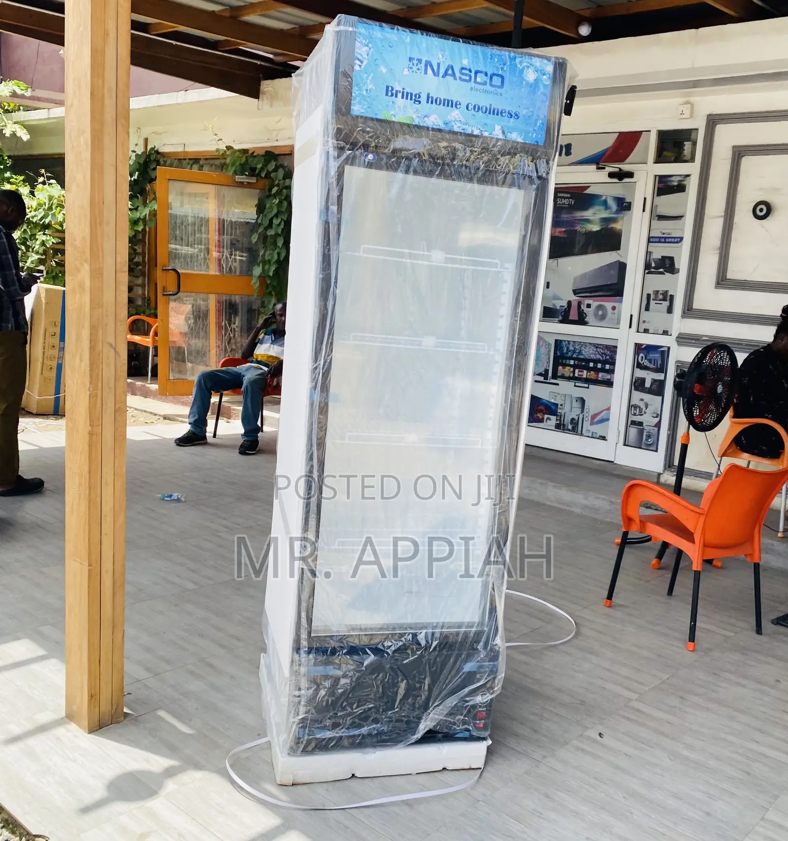 Brand New Nasco Nasfl400-1dr 1 Door Display Fridge.