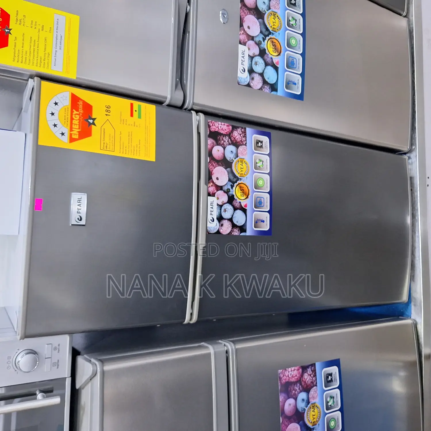 Higher Level_pearl Pf218 Fridge Double Door Fridge_freezer