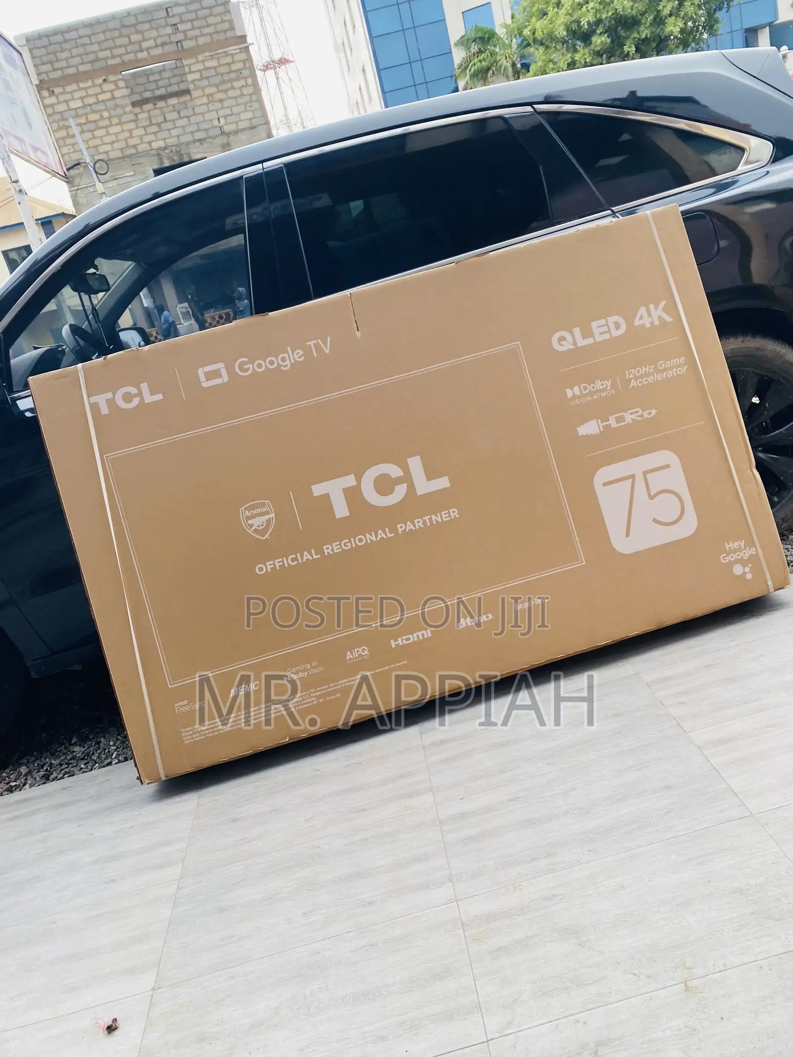 Energy Sufficient TCL 75c645 75” Smart Qled Tv(Black).