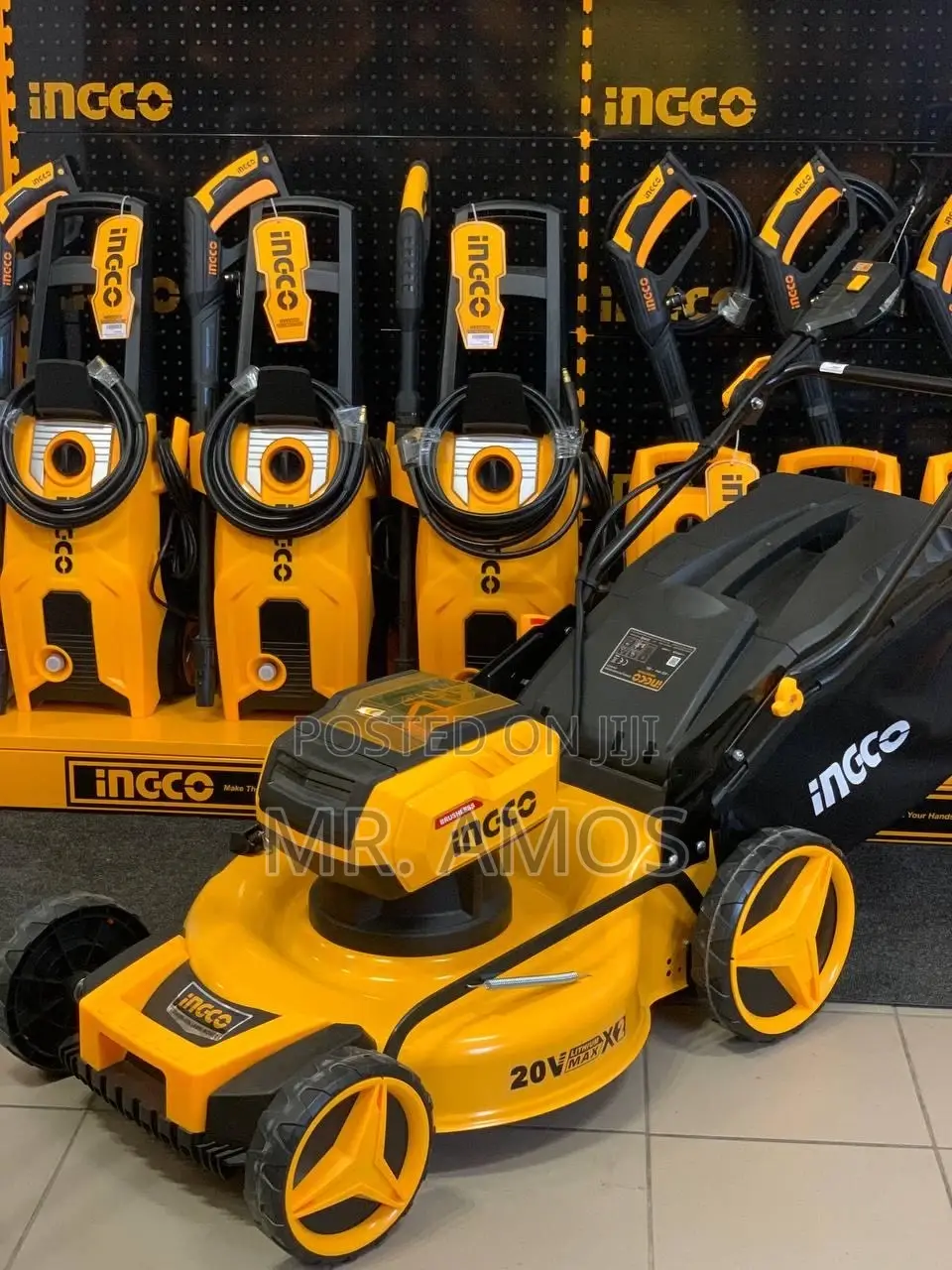 20" Cordless Lawn Mower With 2x(5.0ah) - Lmli20202