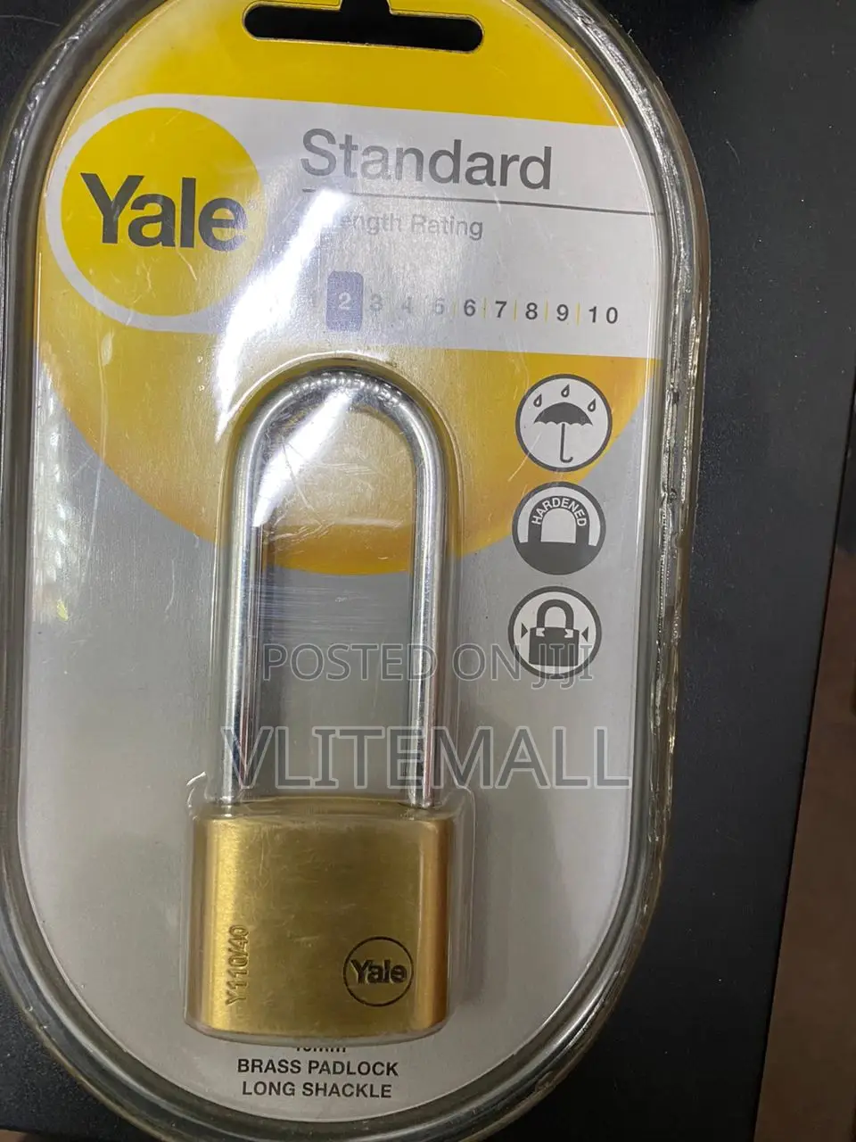 Yale Brass Long Padlock