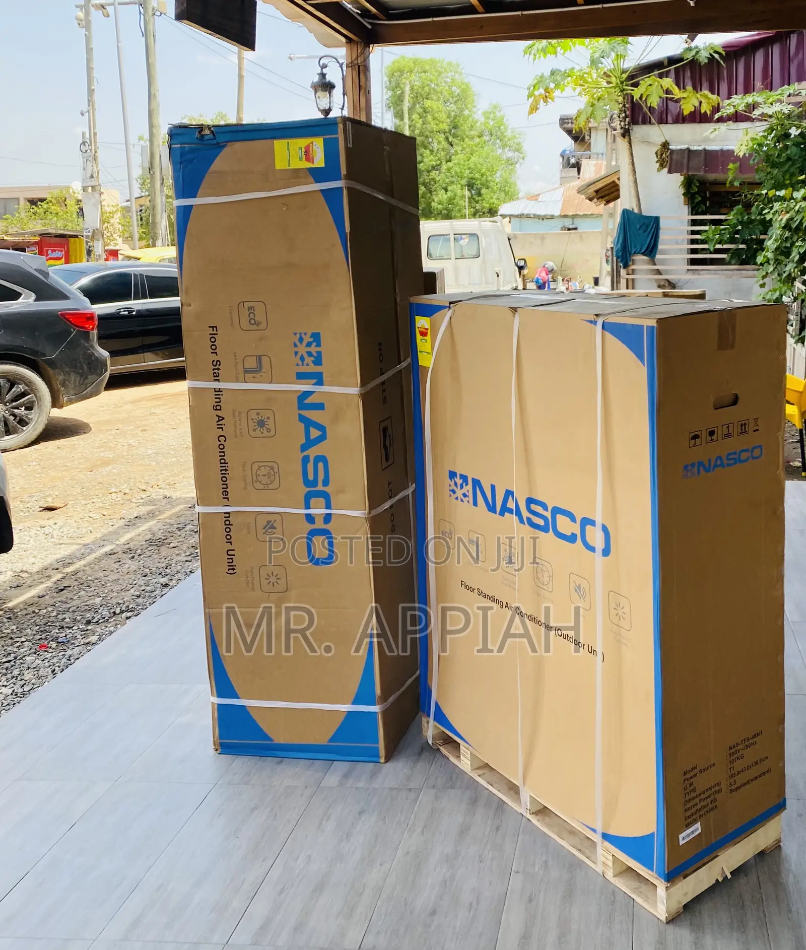 Durable Nasco 5.0hp Floor Standing Ac(White).
