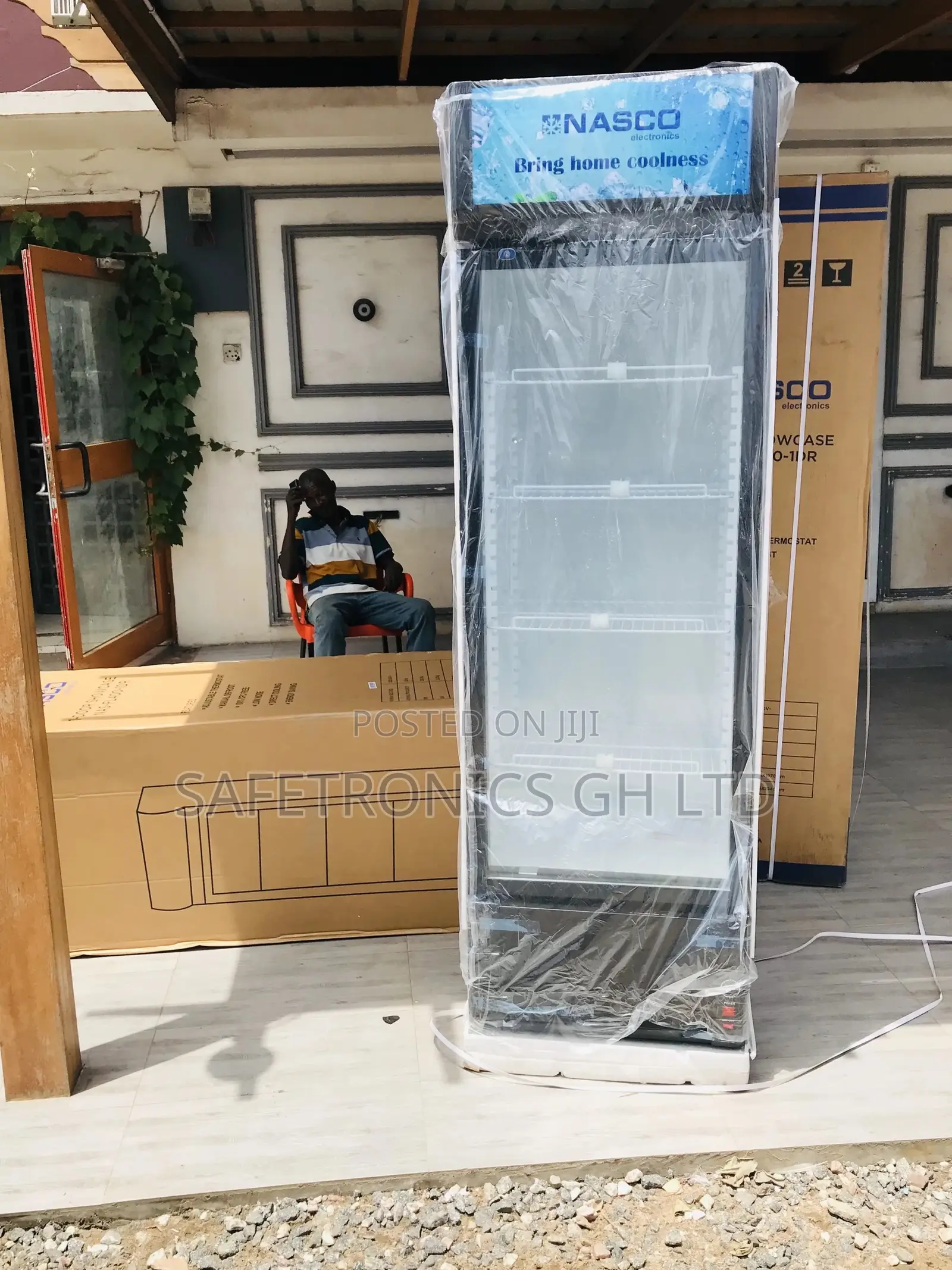 Nasco Glass Display Singledoor Electric Nasfl400-1dr Fridge