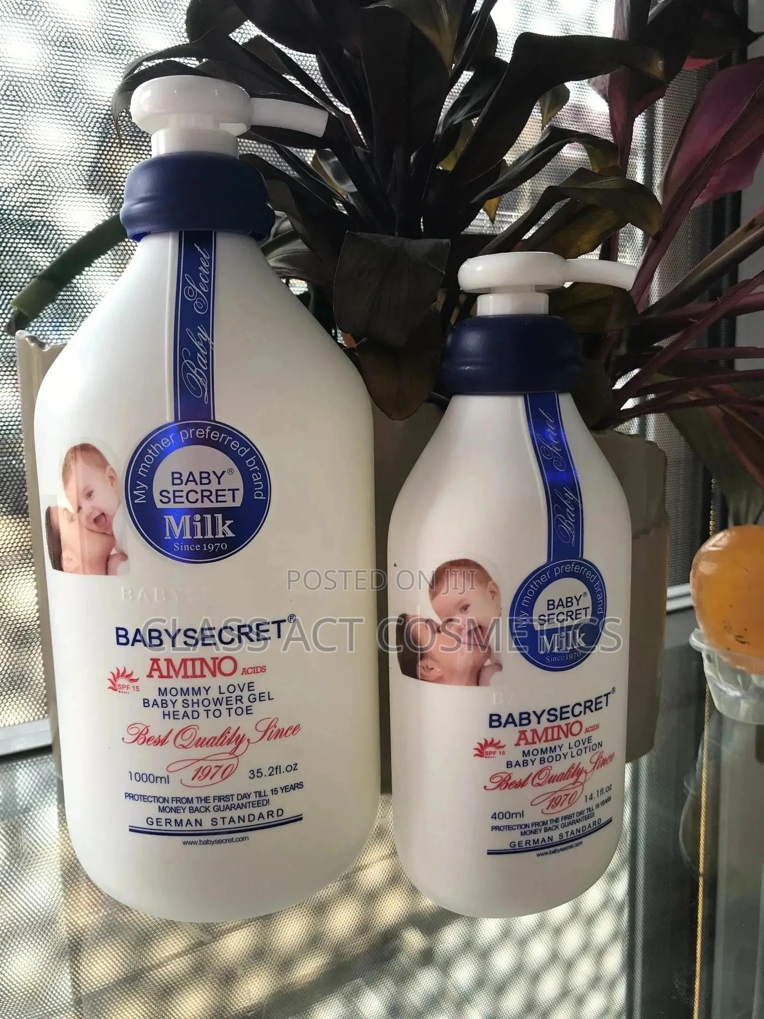 Baby Secret Amino Shower Gel and Lotion